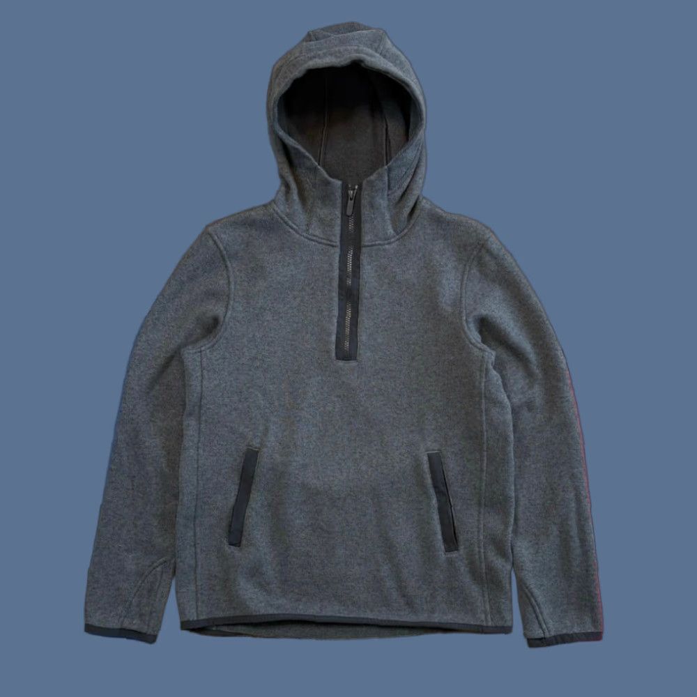 Lululemon Lululemon Women's 1/4 Zip Hoodie Sweatshirt Size 8 Gray Gym Workout Size M / US 6-8 / IT 42-44 - 1 Thumbnail