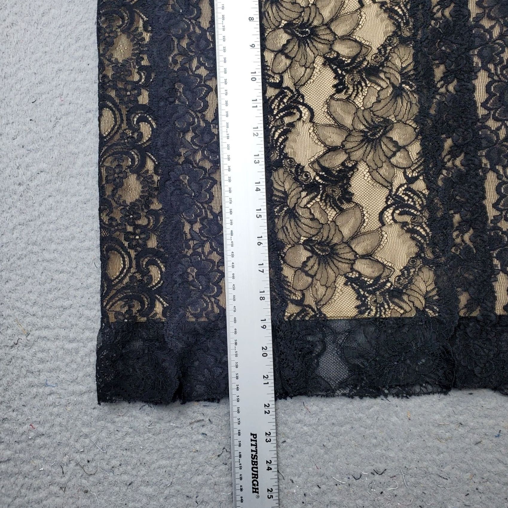 Nicole Miller Nicole Miller Womens Mini Skirt L Multicolor Floral Lace Overlay Lined USA Made Size 36" / US 14 / IT 50 - 3 Thumbnail