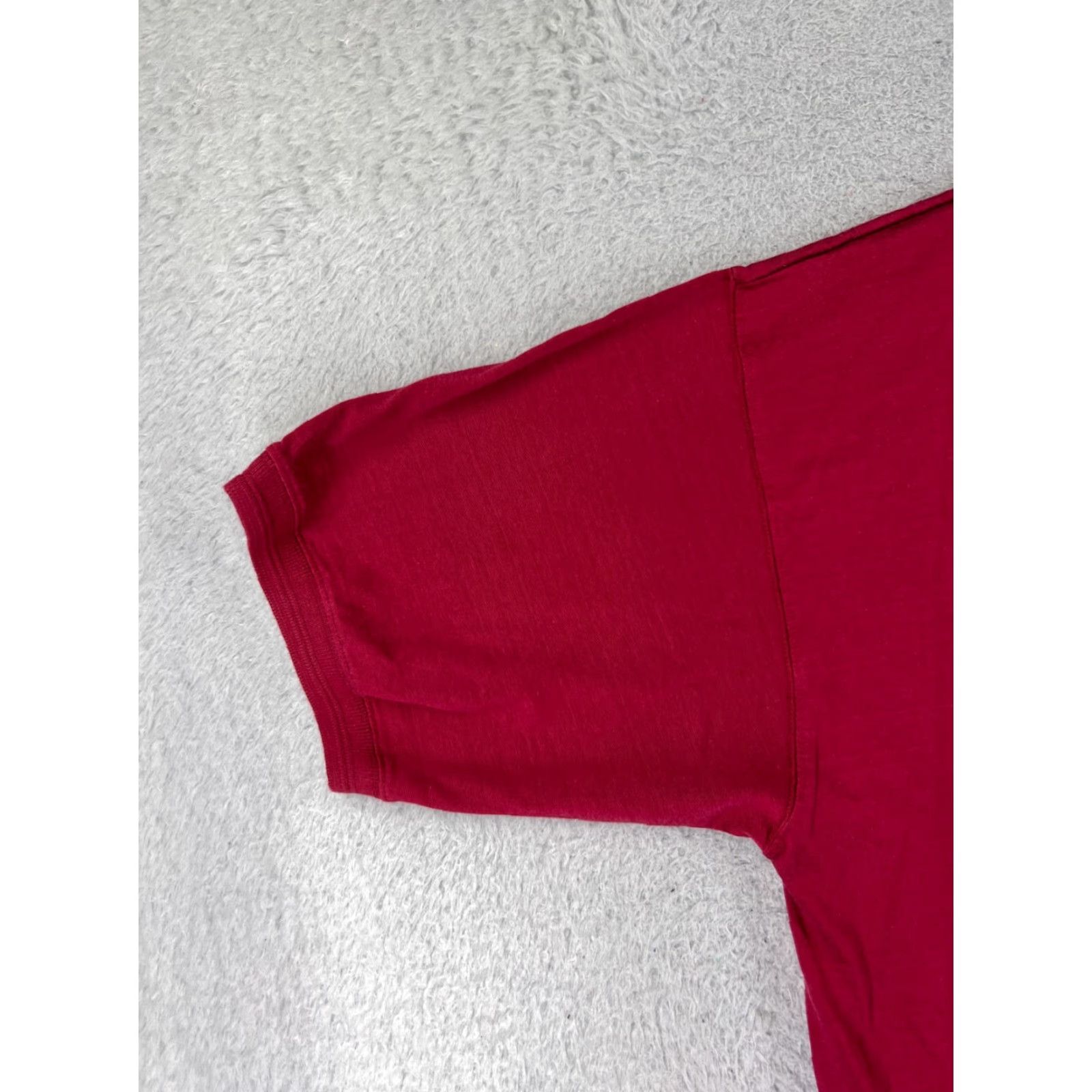Vintage VINTAGE Pro Edge Polo Shirt Men XL Red University Golf Sports Embroidered Logo Button Short Sleeve Breathable All Seasons Size US XL / EU 56 / 4 - 3 Thumbnail