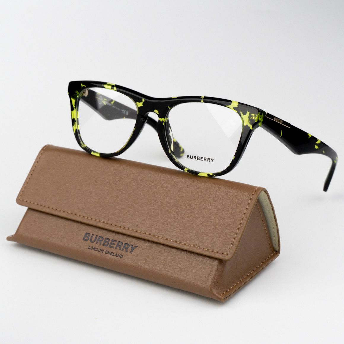 Burberry NEW Burberry BE2409 4124 Square Unisex Eyeglasses BE 2409 Size ONE SIZE - 1 Thumbnail