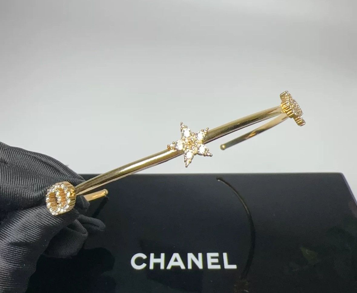 Dior Dior letter with diamond gold choker collar Size ONE SIZE - 3 Thumbnail