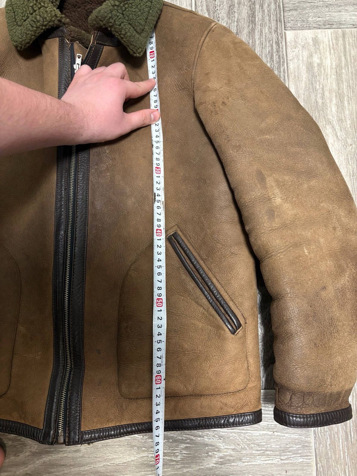 Leather Vintage Sheepskin Coat Shearling Leather Jacket B3 Size US M / EU 48-50 / 2 - 11 Thumbnail