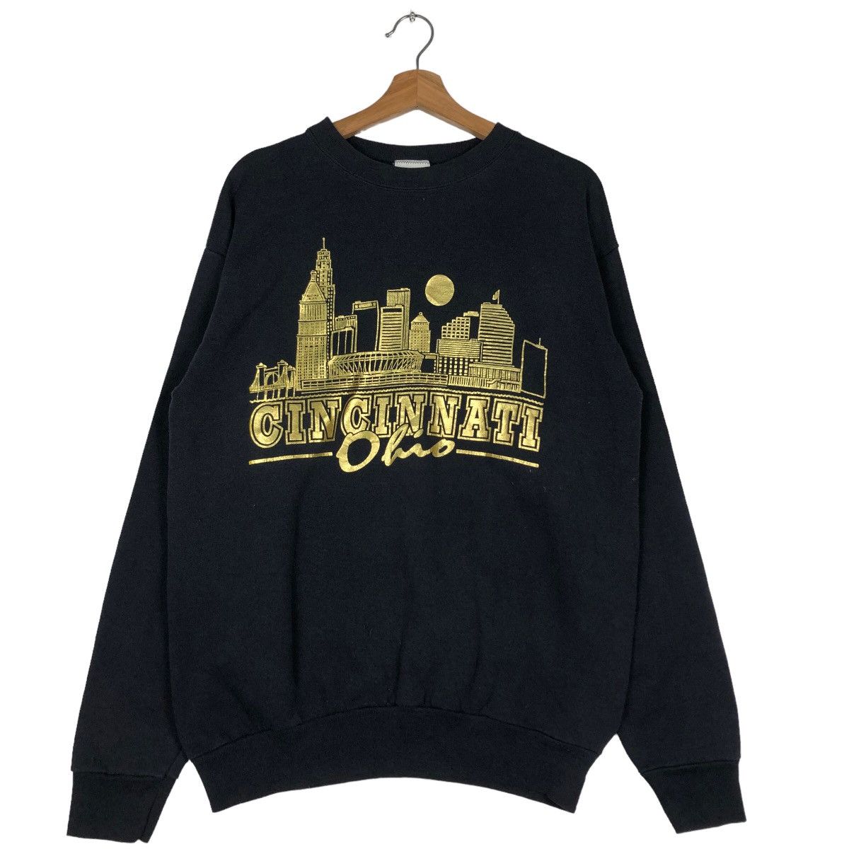 Vintage 🔥Vintage Sweatshirt Crewneck USA Cincinnati Ohio Big Logo Size US M / EU 48-50 / 2 - 1 Thumbnail