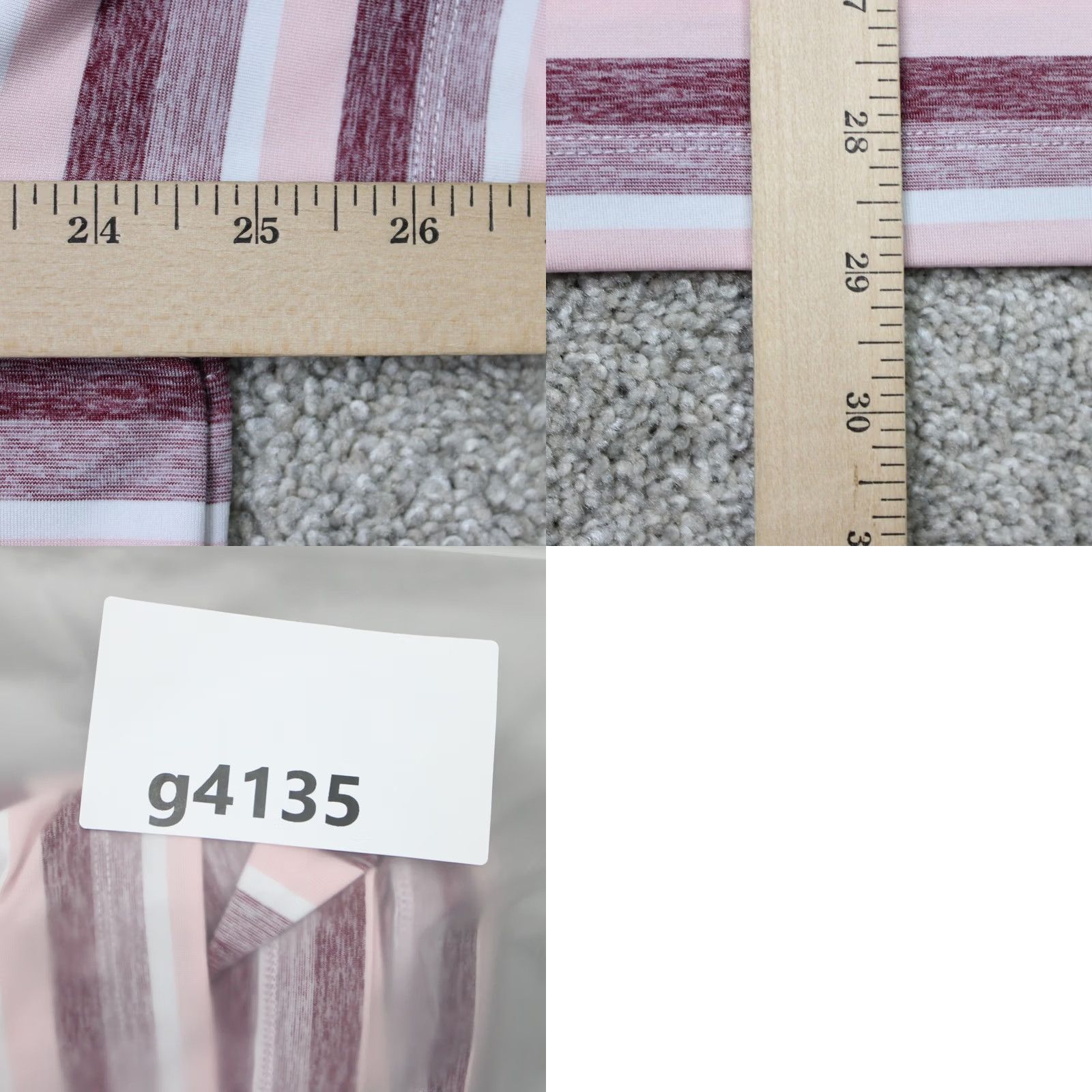 Jos. A. Bank Jos. A. Bank Polo Shirt Mens XL Pink Striped Traveler Tailored Fit Short Sleeve Size US XL / EU 56 / 4 - 8 Thumbnail