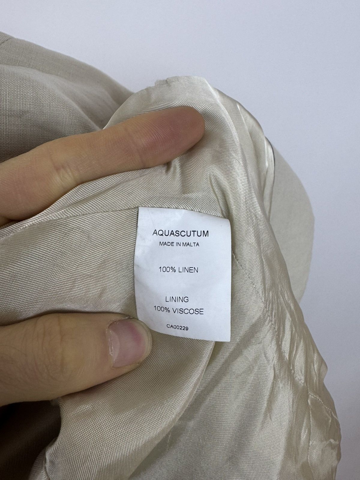 Aquascutum Aquascutum London Linen Blazer jacket old money preppy style Size XL / US 12-14 / IT 48-50 - 14 Thumbnail