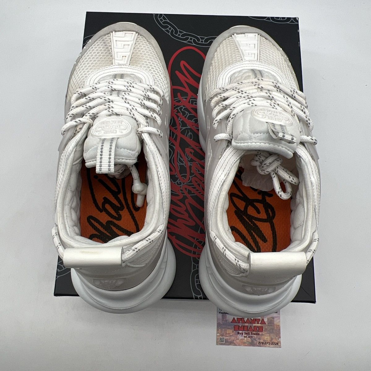 Versace Versace Chain Reaction White Size US 10 / EU 43 - 7 Thumbnail