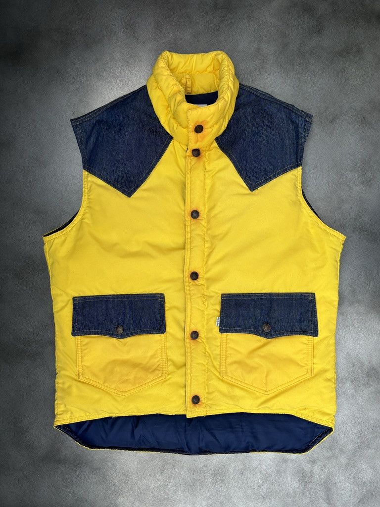 Levi's 1970s Levi's Ski Goose Down Vintage Puffer Denim Winter USA Size US M / EU 48-50 / 2 - 17 Thumbnail