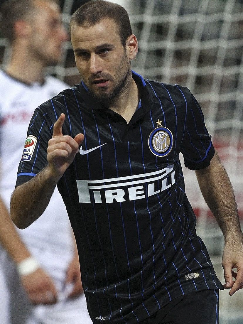 Nike Match Issue Sign Inter Milan 14-15 Palacio Soccer Jersey - M Size US M / EU 48-50 / 2 - 4 Thumbnail