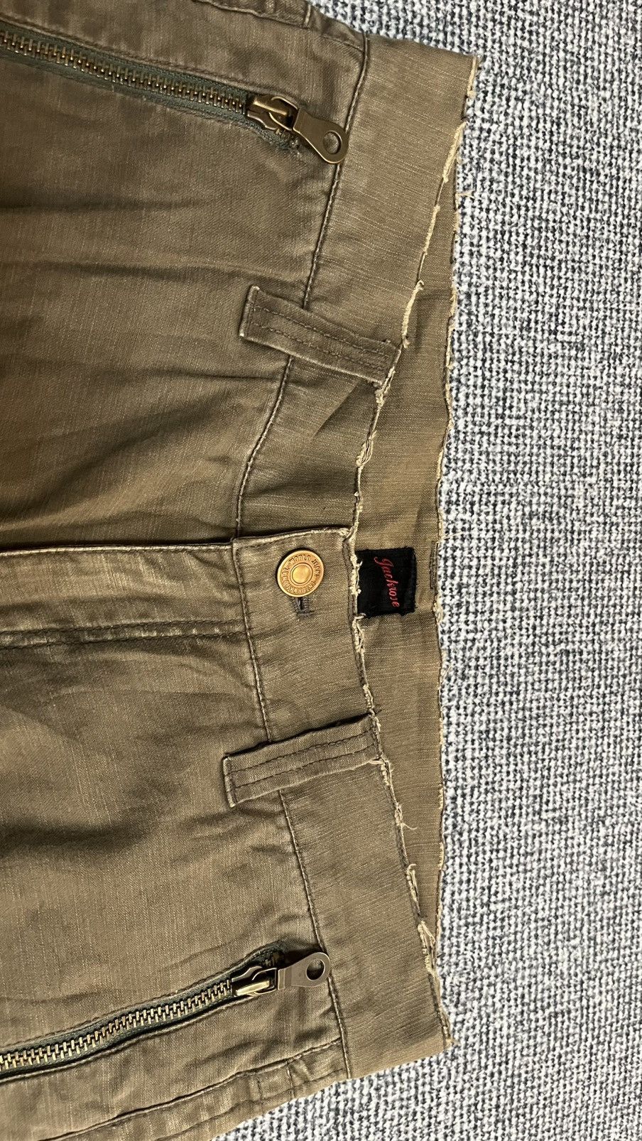 JACKROSE Vintage Jackrose Cargo Flare Pants size 34 inch Size US 34 / EU 50 - 7 Thumbnail