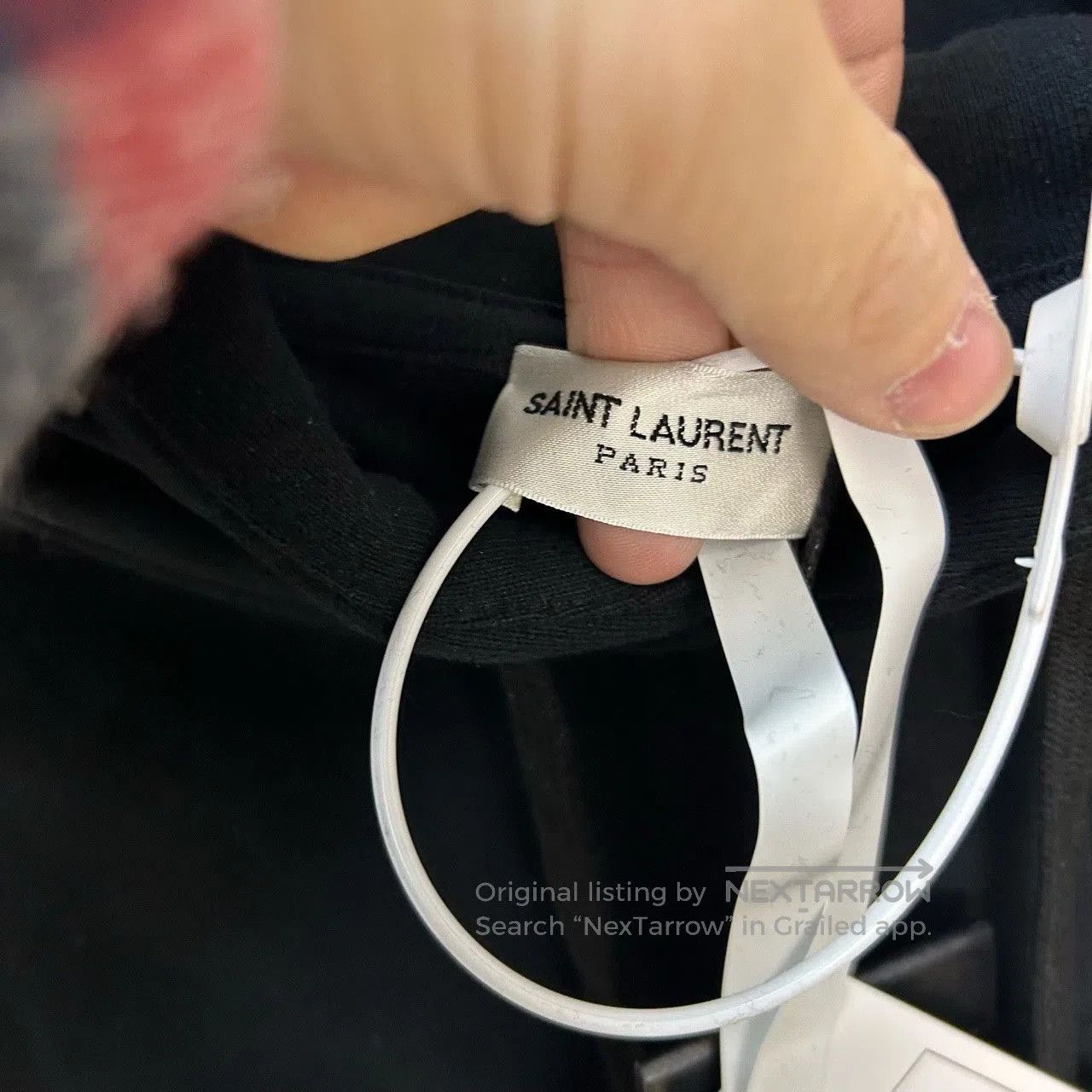 Yves Saint Laurent YSL Vintage Style Hoodie with Tag XL Size. Size US XL / EU 56 / 4 - 3 Thumbnail