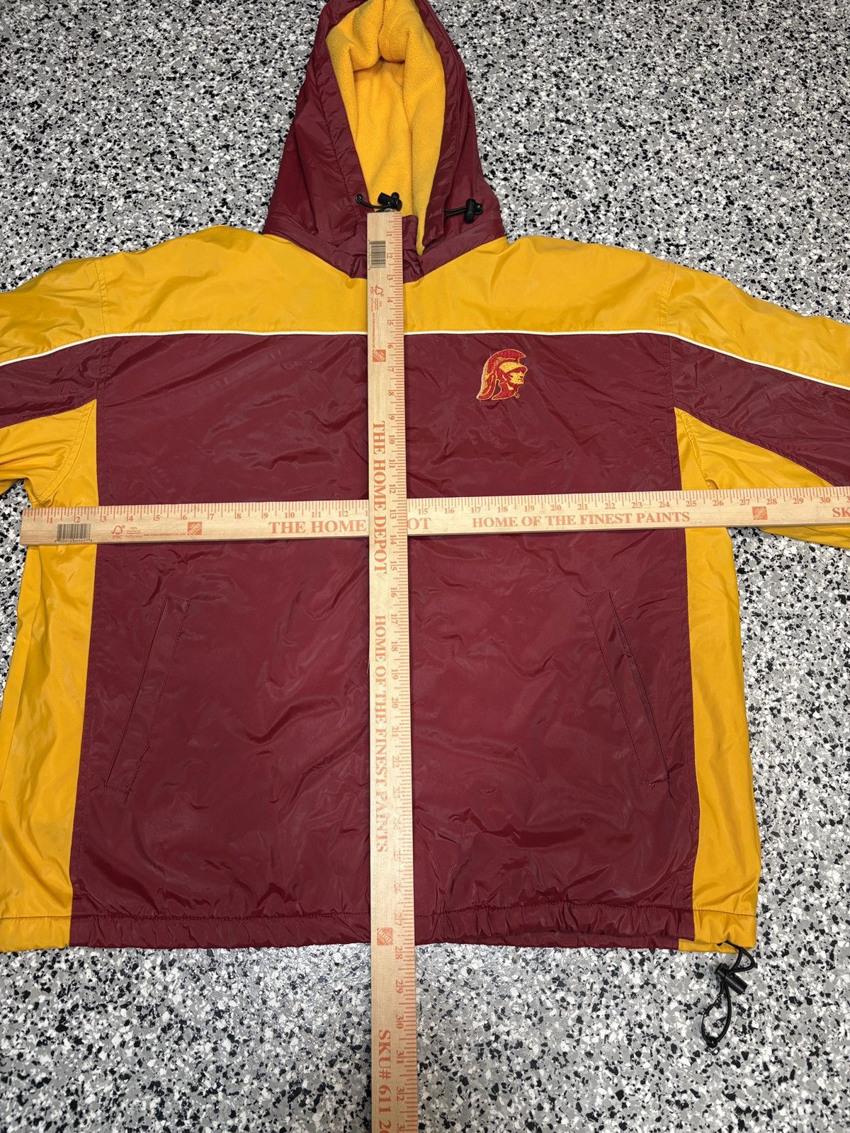 NCAA Vintage 1990s USC Embroidered Windbreaker Size XL 0802 Size US L / EU 52-54 / 3 - 5 Thumbnail