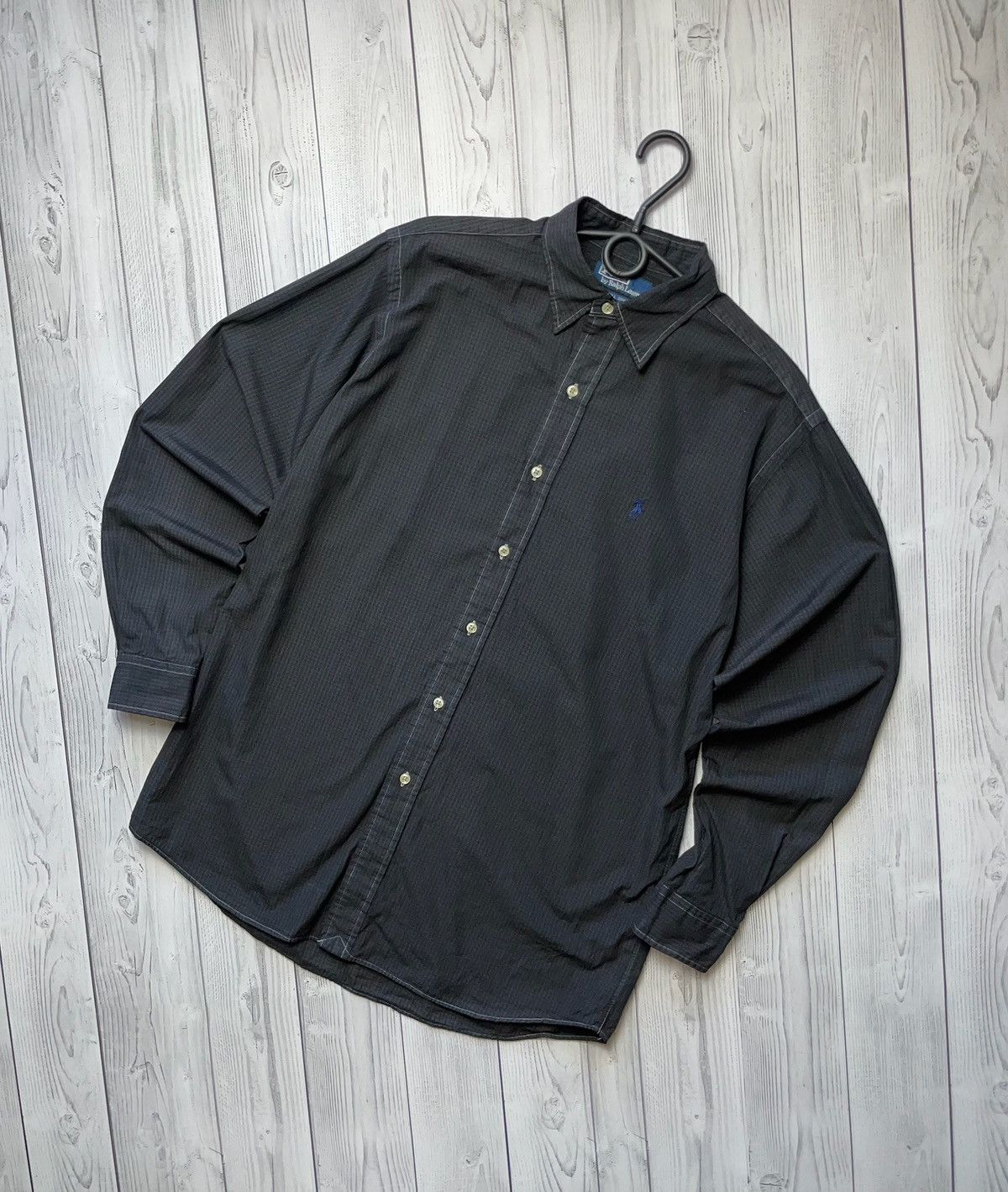 Polo Ralph Lauren × Vintage Vintage polo Ralph Lauren black shirt size M Size US M / EU 48-50 / 2 - 1 Thumbnail
