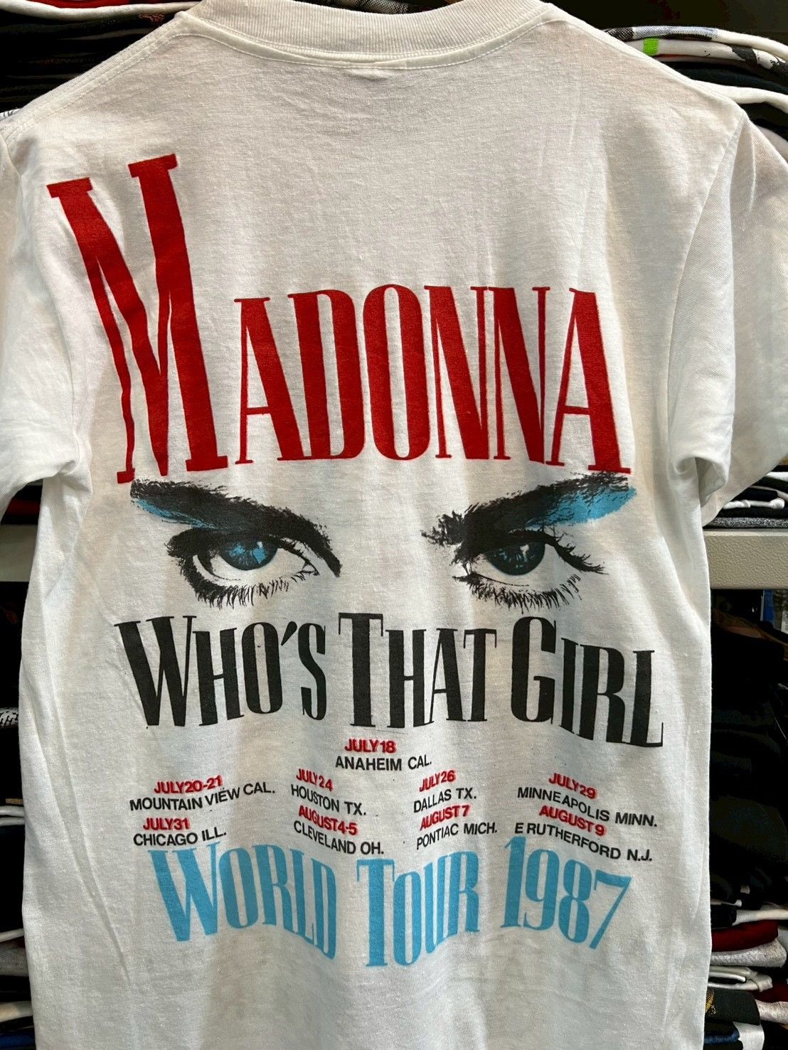 Band Tees Madonna 1987’s Size US M / EU 48-50 / 2 - 7 Thumbnail