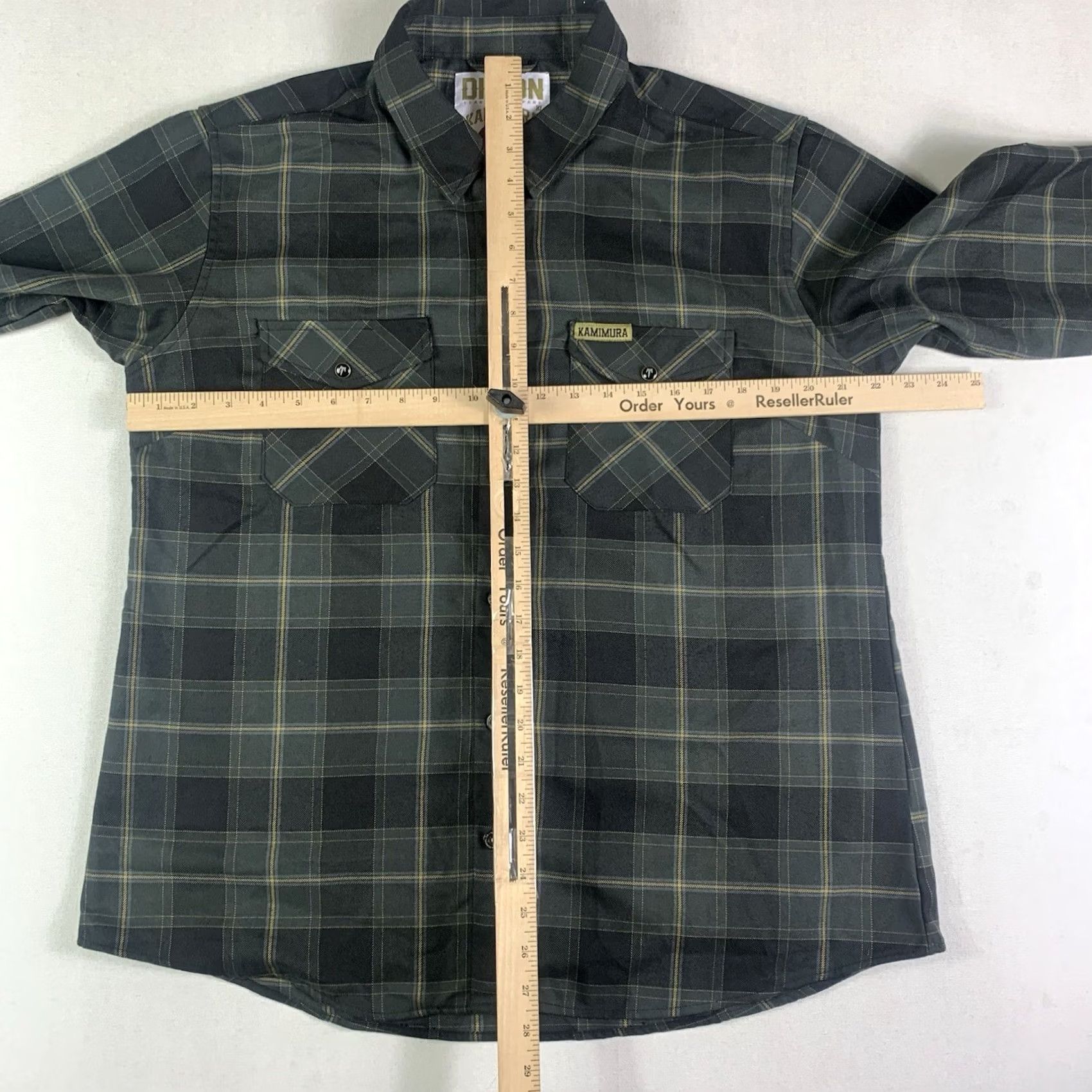 Vintage Dixxon Flannel Kamimura Blacksmith Limited Edition Women XL Black Gray Button-Up daisy? Size XL / US 12-14 / IT 48-50 - 4 Thumbnail