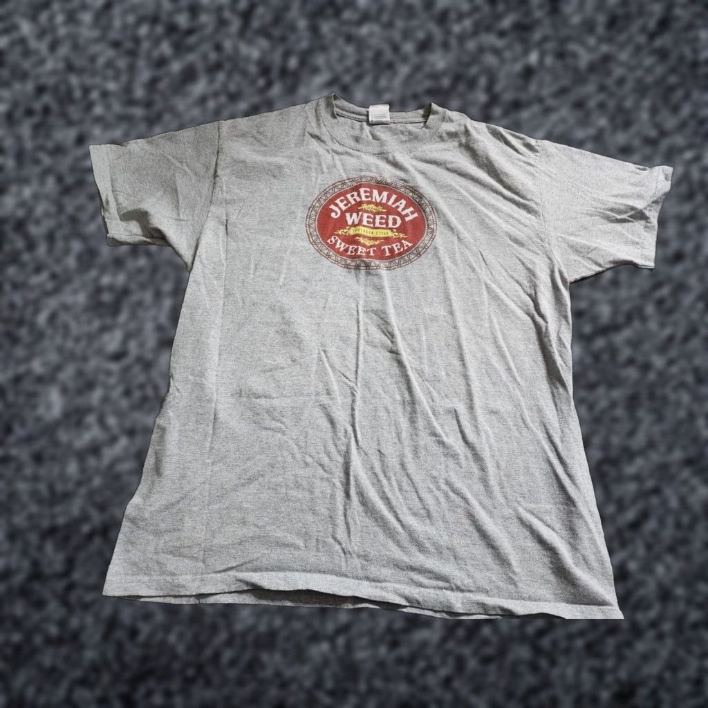 Anvil VINTAGE Anvil JEREMIAH WEED T Shirt Crew Neck Short Sleeve Gray XL 100% Cotton Men’s T-Shirt 1990s Concert Vintage Discontinued Size US XL / EU 56 / 4 - 1 Thumbnail