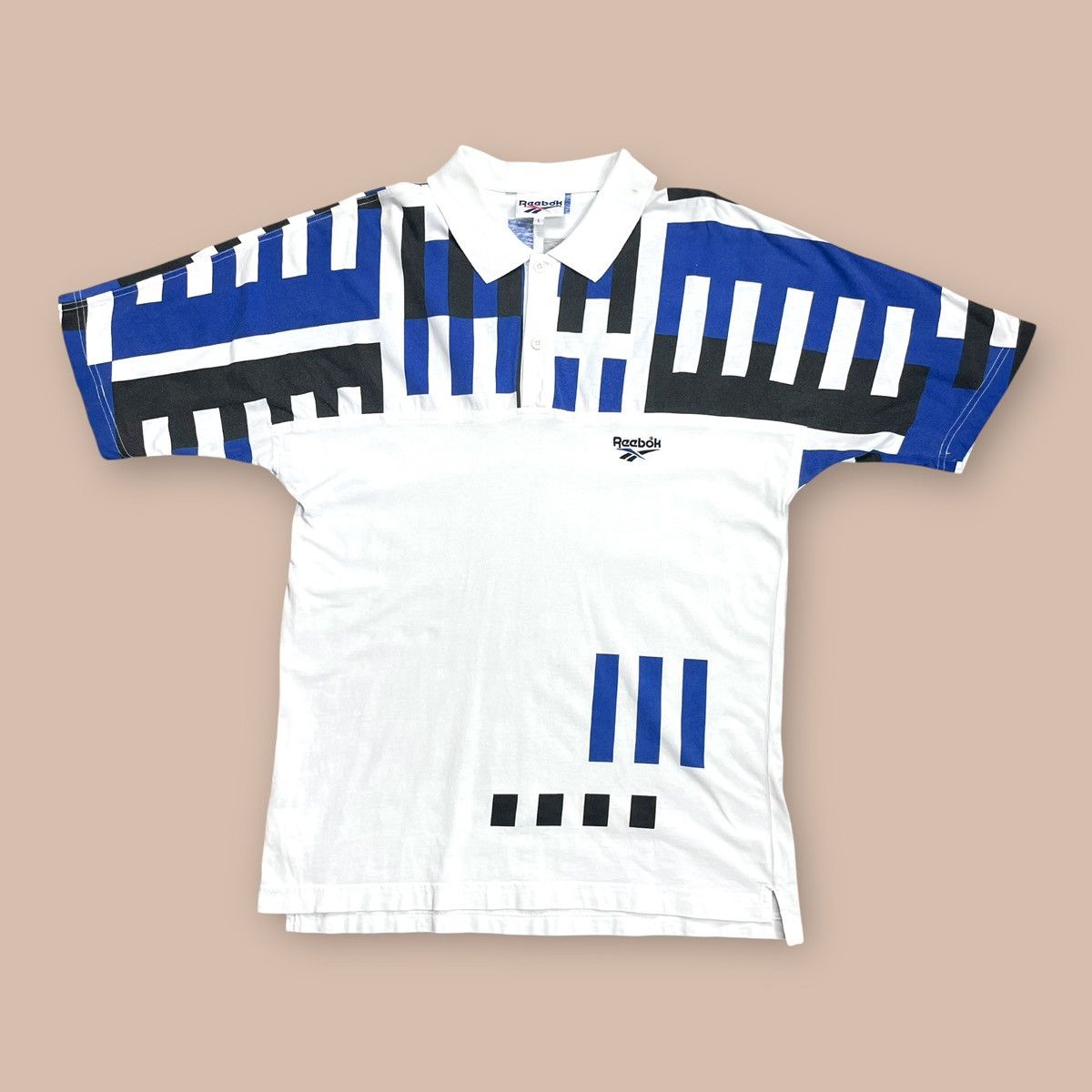 Reebok Vintage 90s Reebok Michael Chang Tennis Polo Shirt Size US L / EU 52-54 / 3 - 1 Thumbnail