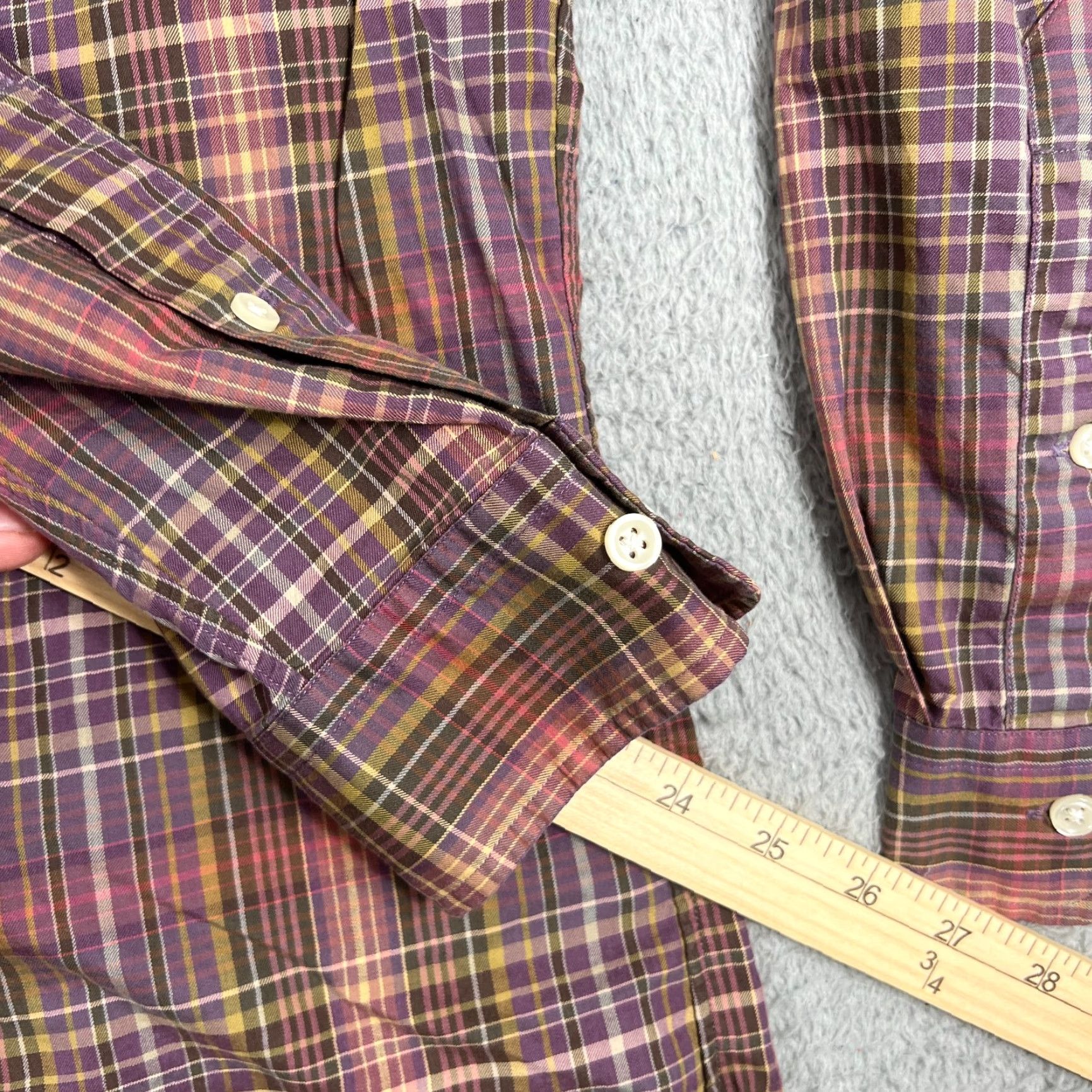 Ralph Lauren Ralph Lauren Plaid Shirt Mens Large Long Sleeve Button Down Red Preppy Classic Fit Size US L / EU 52-54 / 3 - 4 Thumbnail