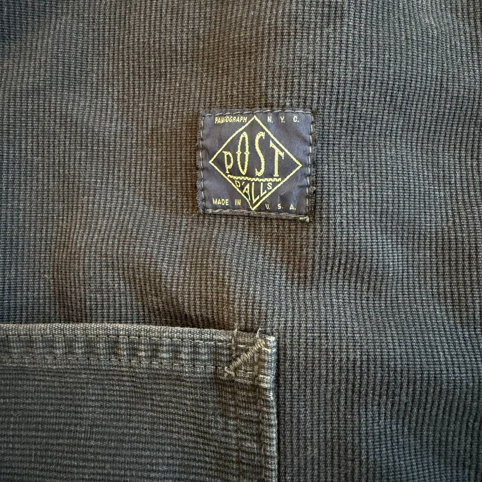 Post Overalls Post Overalls O'Alls OK43 Bedford Cord Utility Jacket Navy Size US M / EU 48-50 / 2 - 11 Thumbnail