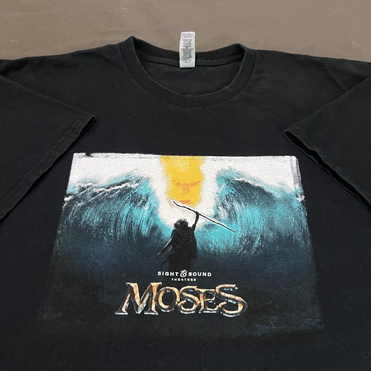 Gildan Moses Sight Movie Promo Jesus God Bible Holy Tee 2XL Size US XXL / EU 58 / 5 - 1 Thumbnail