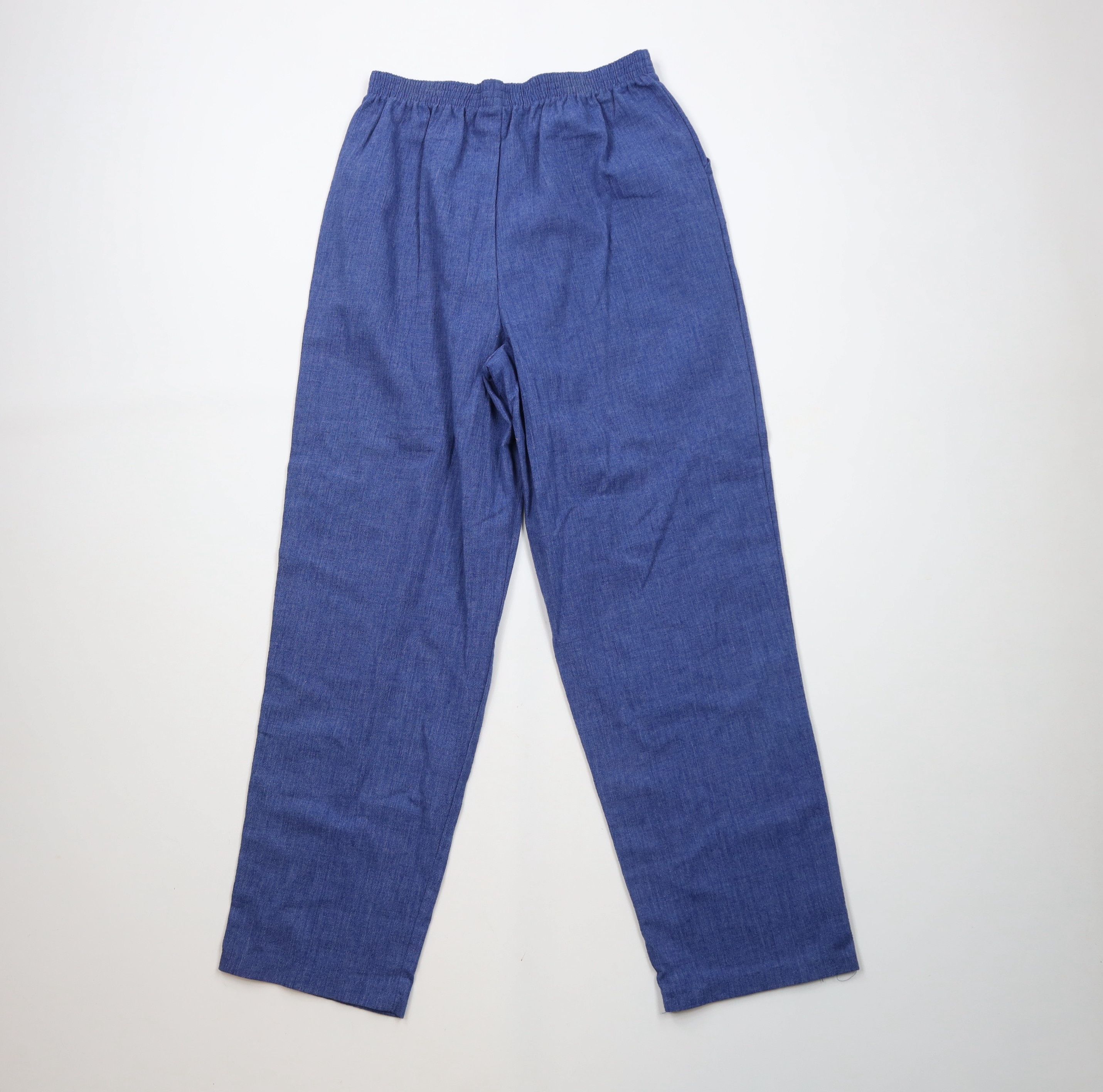 Vintage Vintage 90s StreetwearTapered Leg Harem Pants Blue USA Size 38" / US 16 / IT 52 - 8 Thumbnail