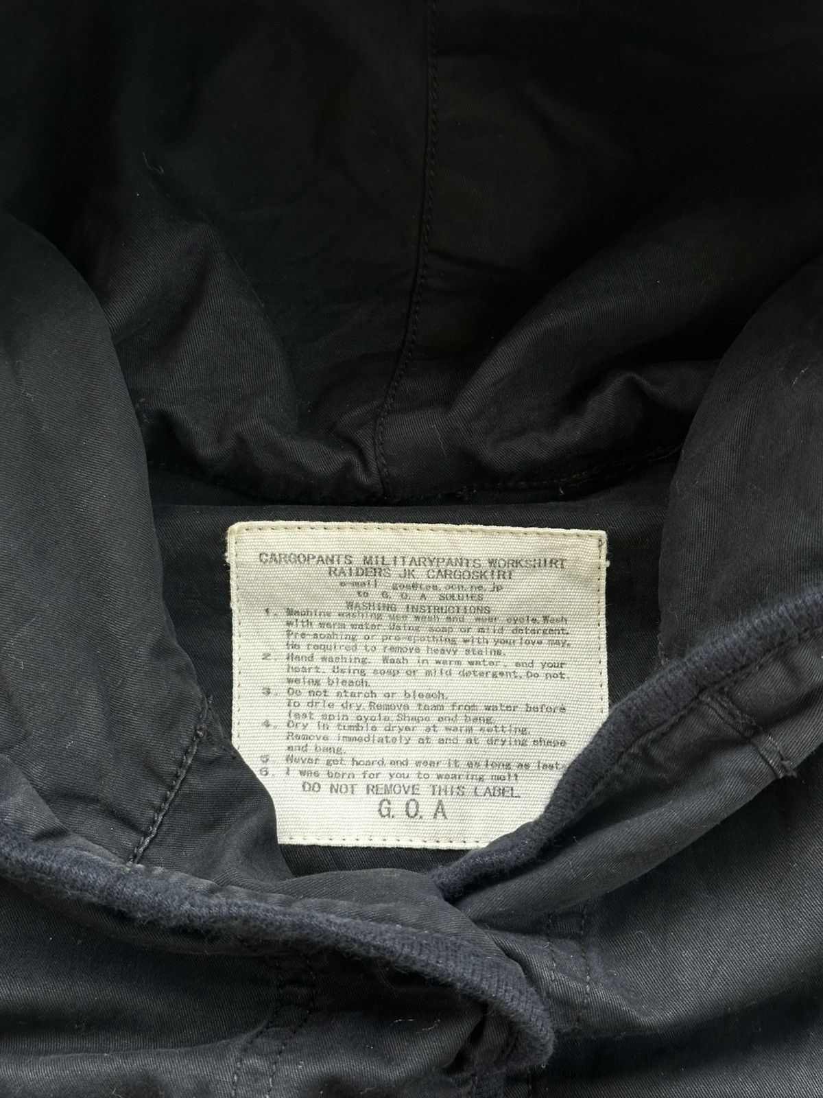 GOA GOA Grunge Military Black Field Multiple Pocket Jacket Y2k Size US M / EU 48-50 / 2 - 4 Thumbnail