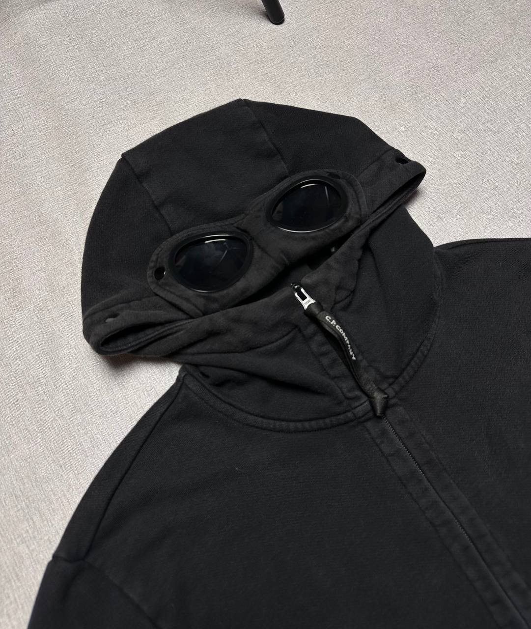 C.P. Company C.P. Company Diagonal Raised Fleece Goggle Full Zip Hoodie Size US L / EU 52-54 / 3 - 3 Thumbnail