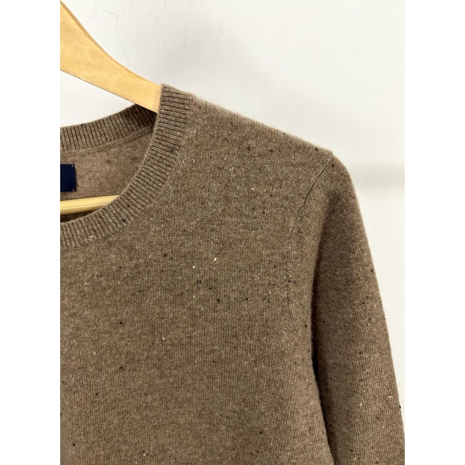 Lands' End Lands' End Women's Cashmere Heather Brown Pullover Light Sweater Top Size S Size S / US 4 / IT 40 - 6 Thumbnail
