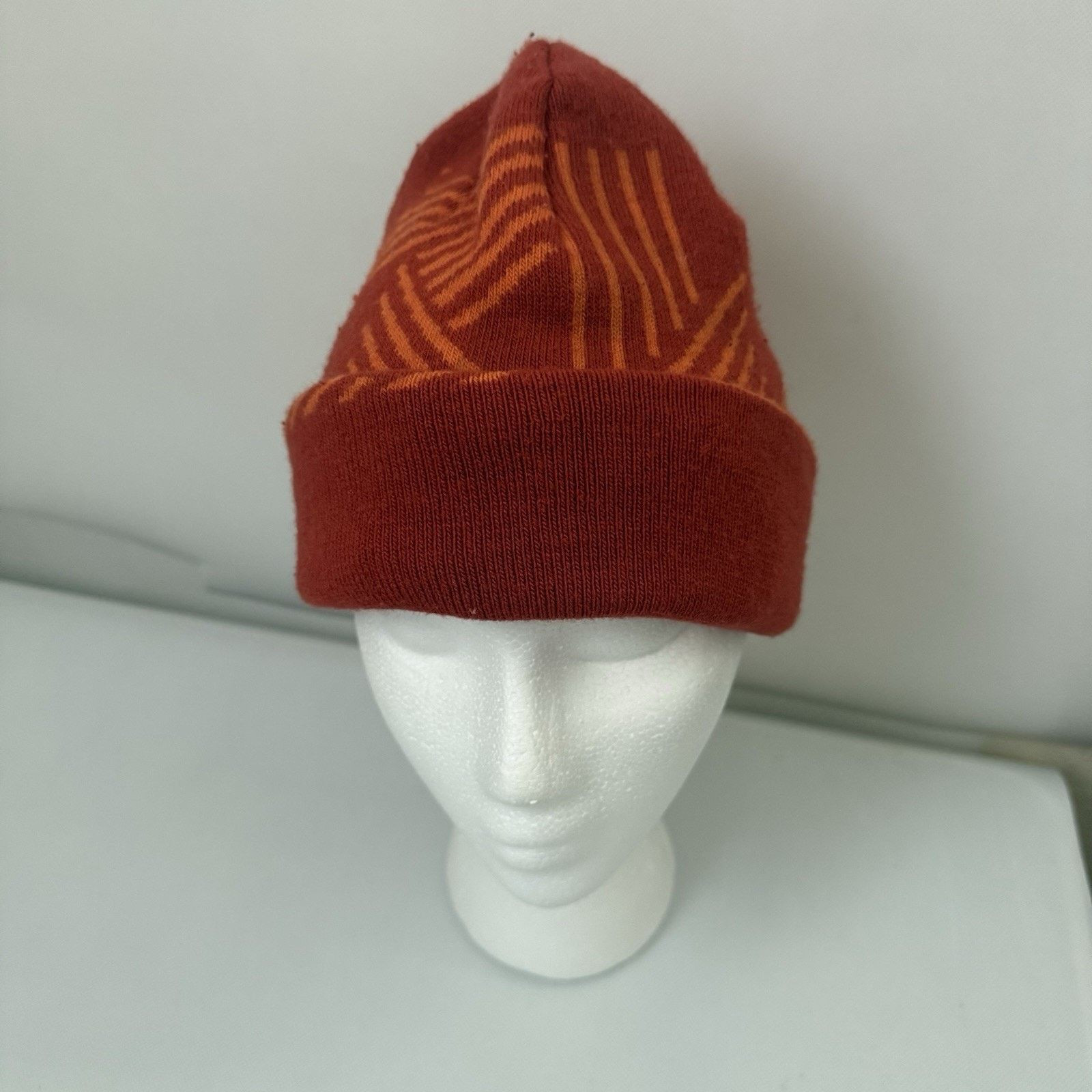 Helly Hansen Helly Hansen Beanie Orange Red Ski Outdoors Hiking Warm Wool Size ONE SIZE - 1 Thumbnail