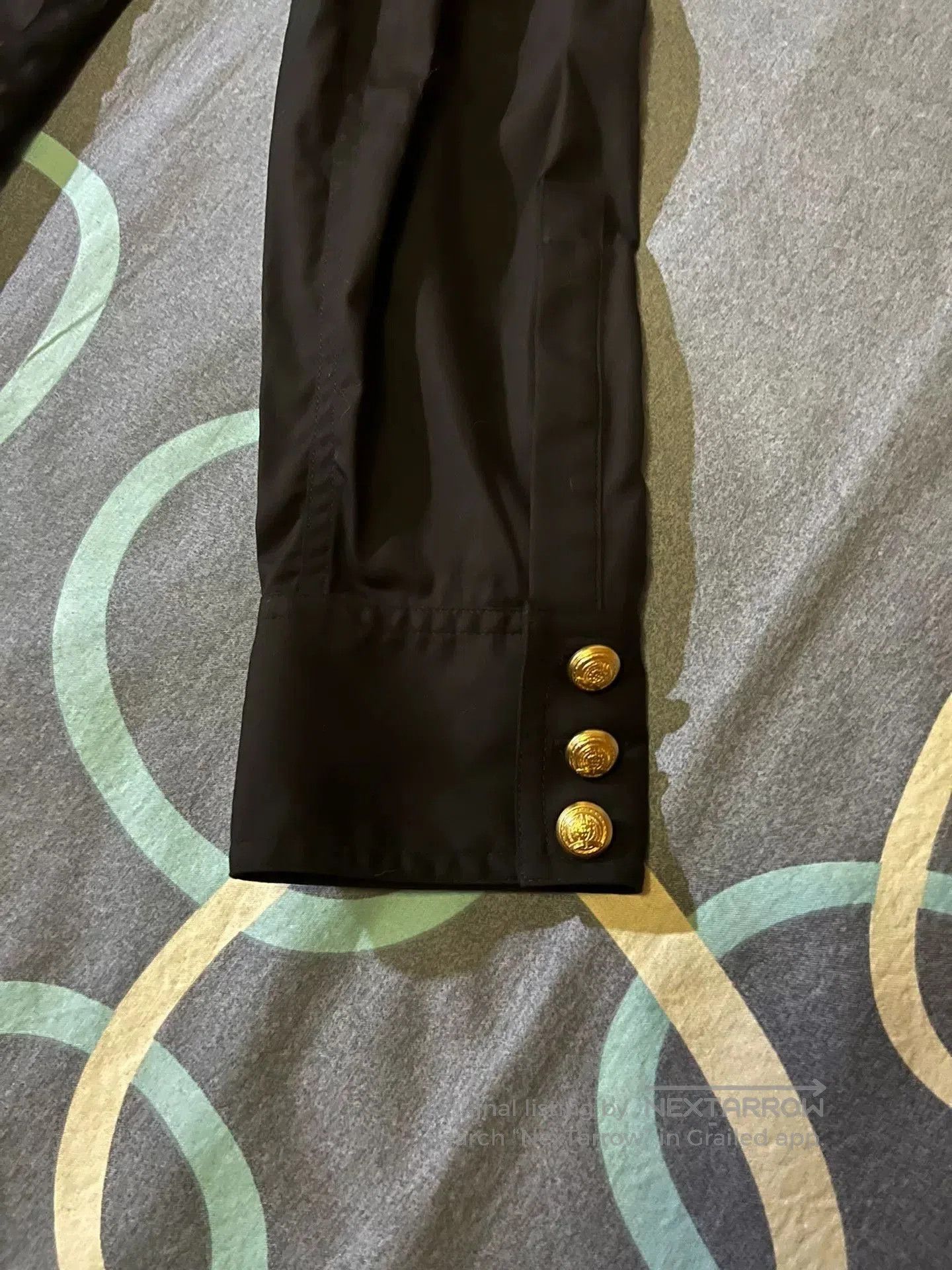 Balmain balmain x hm black double-breasted blazer. Size US L / EU 52-54 / 3 - 5 Thumbnail