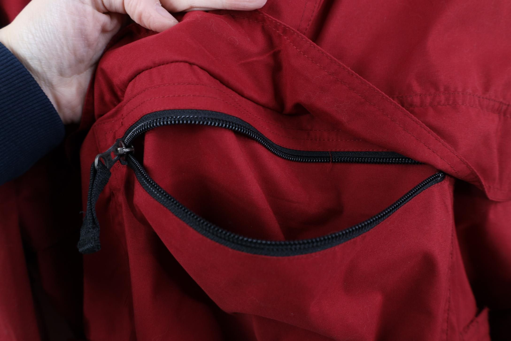Gap Vintage Y2K 2002 Gap Hooded Anorak Windbreaker Jacket Red Size US L / EU 52-54 / 3 - 4 Thumbnail
