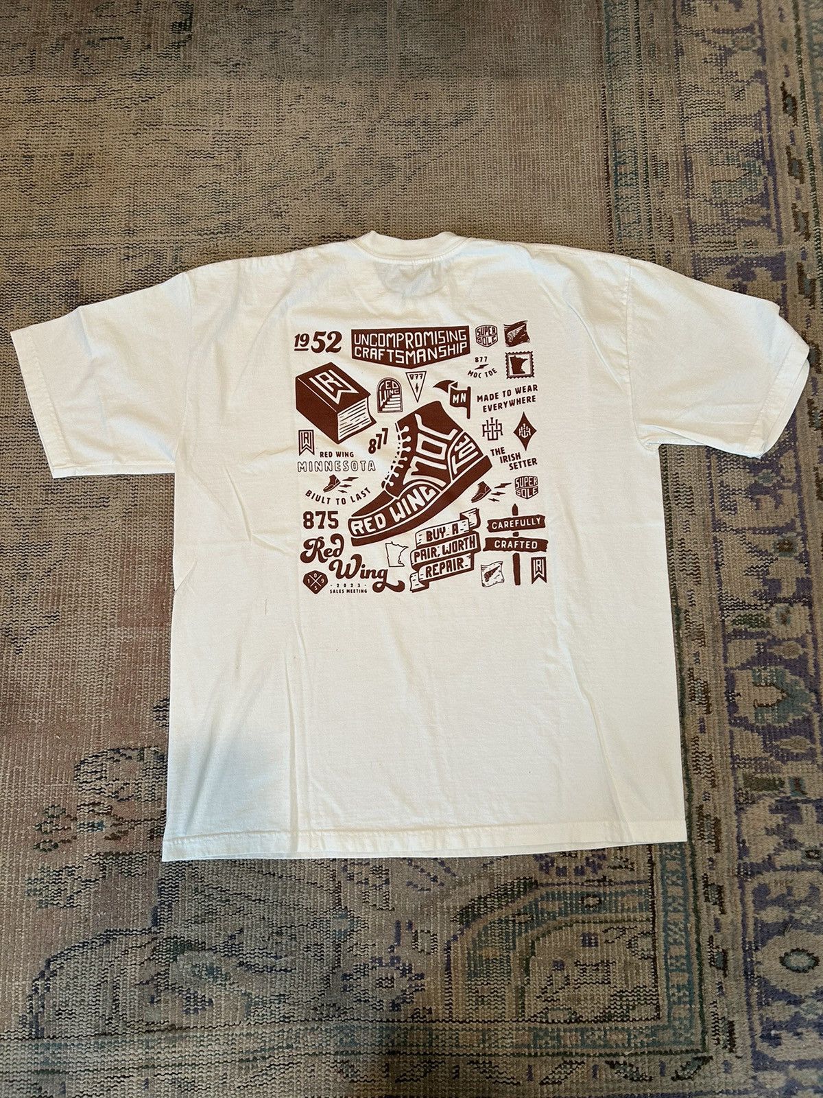 Red Wing T-Shirt Size US XL / EU 56 / 4 - 2 Thumbnail