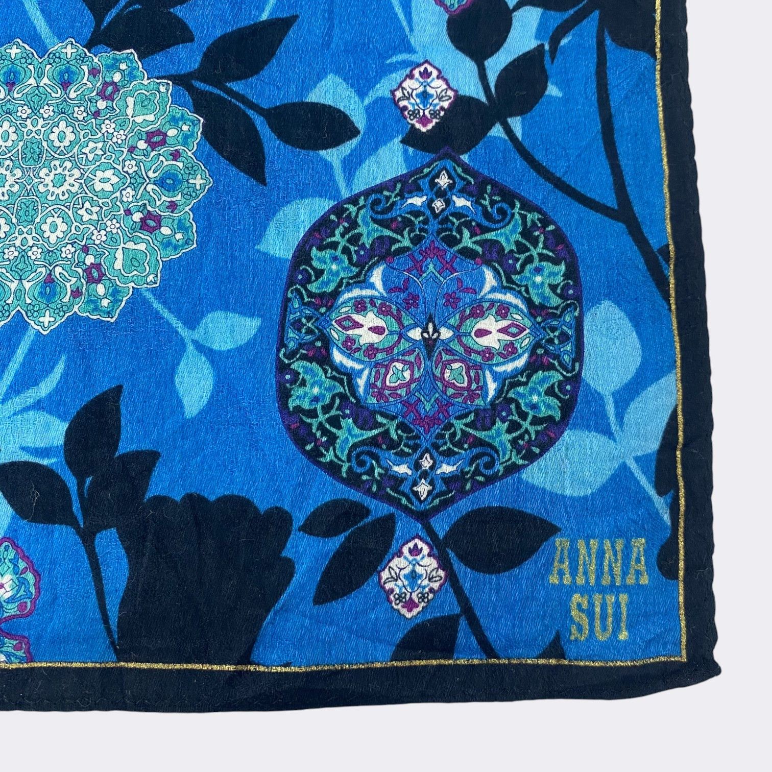 Other Vintage Anna Sui Handkerchief Neckerchief Bandana H116R Size ONE SIZE - 3 Thumbnail