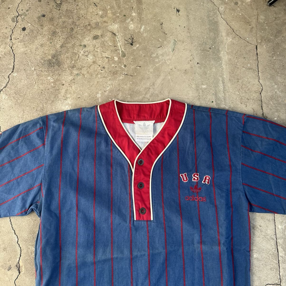 Adidas Adidas baseball Vintage USA jersey 1994 Size US L / EU 52-54 / 3 - 3 Thumbnail