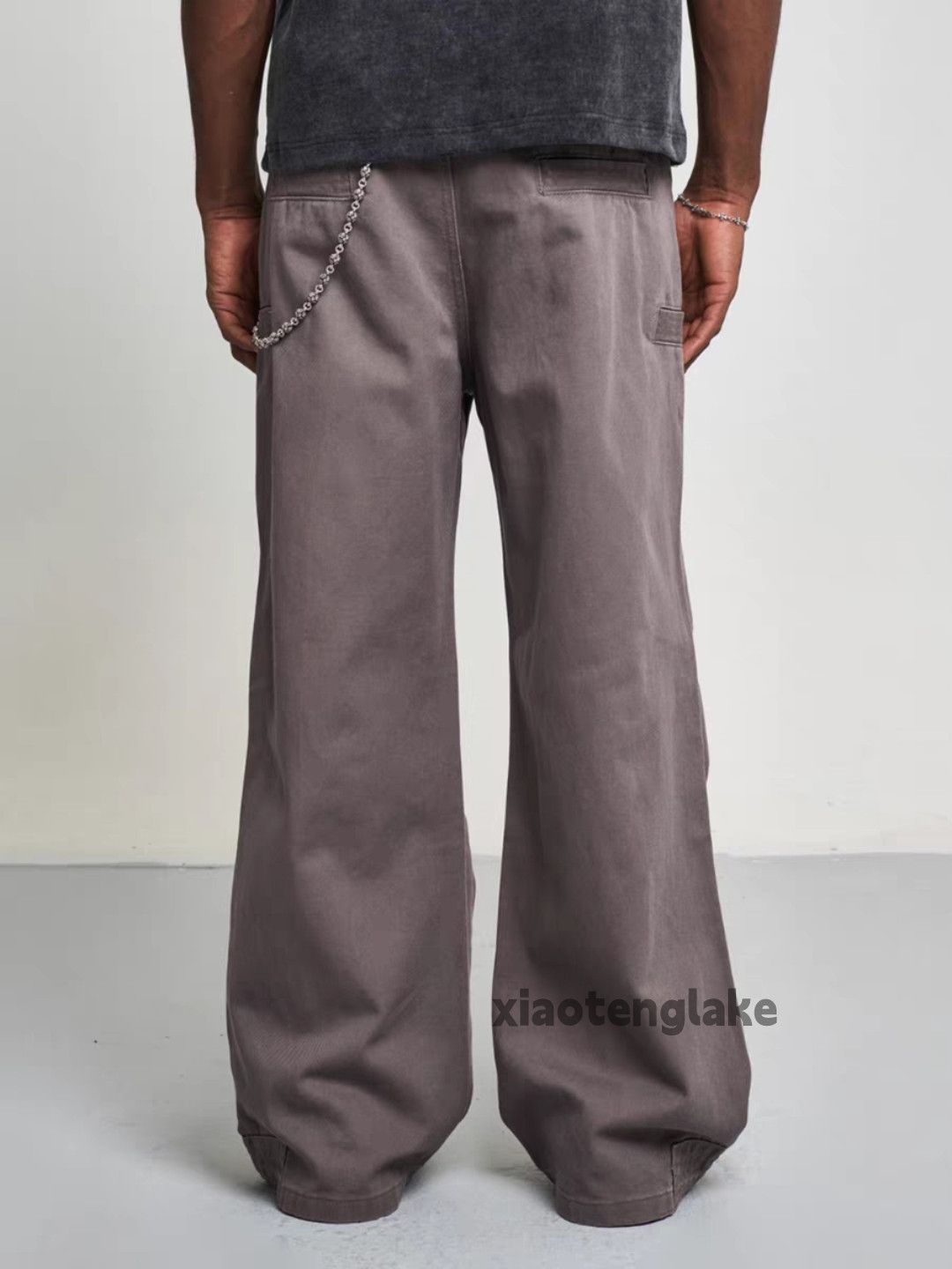 Designer × Japanese Brand × Vintage utility military pleated cargo flared carpenter pants Size US 34 / EU 50 - 4 Thumbnail