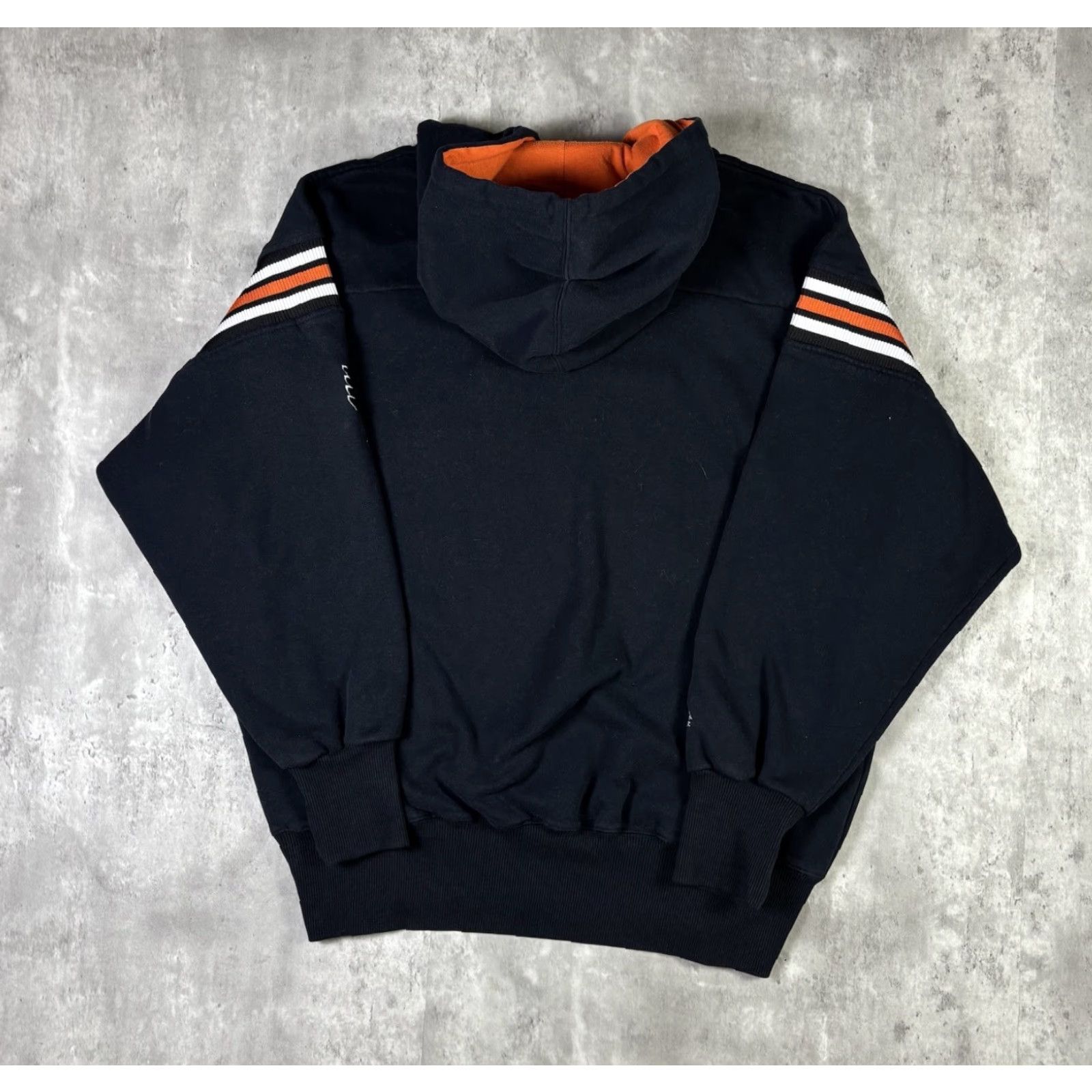NHL VINTAGE Majestic Philadelphia Flyers Hoodie Pullover Embroidered NHL XL Black 90s Mens Hamper? Size US XL / EU 56 / 4 - 2 Thumbnail