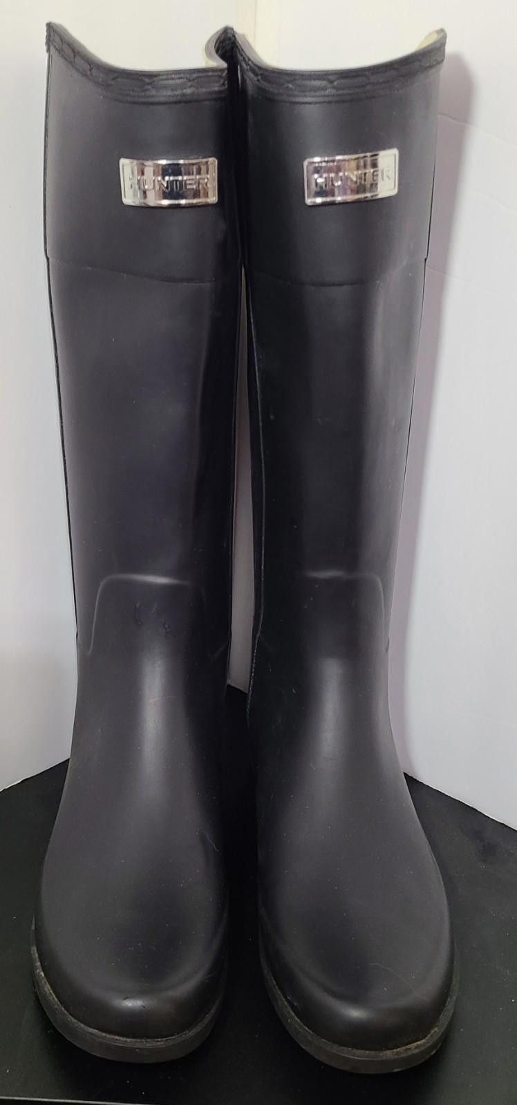 Hunter Hunter Cece Metallic Logo Rain Boots US 9M/10F UK8 EU42 Size US 10 / IT 40 - 2 Thumbnail