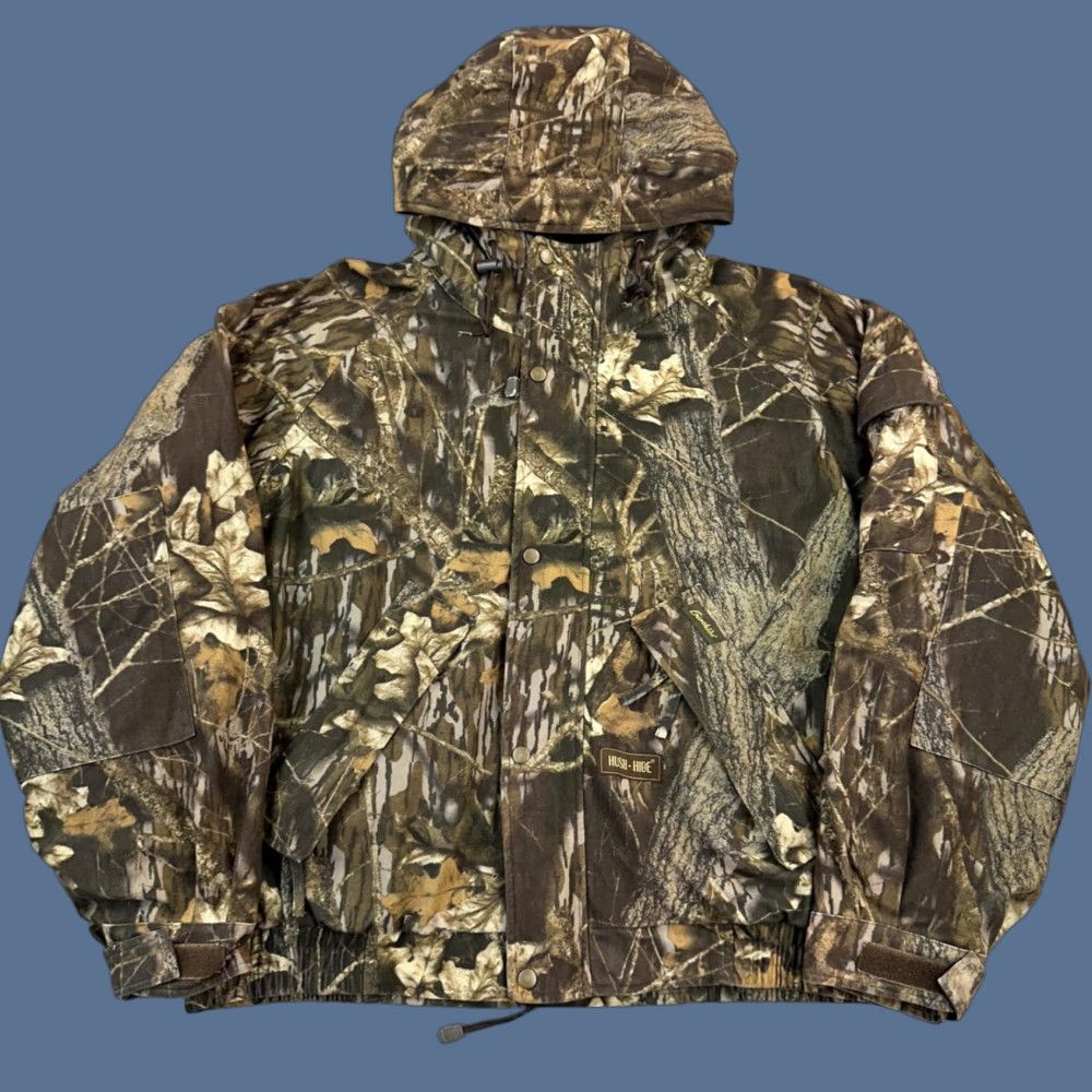 Gamehide Hush Hide Jacket Mens XL Mossy Oak Breakup Camo Hunting Outdoor