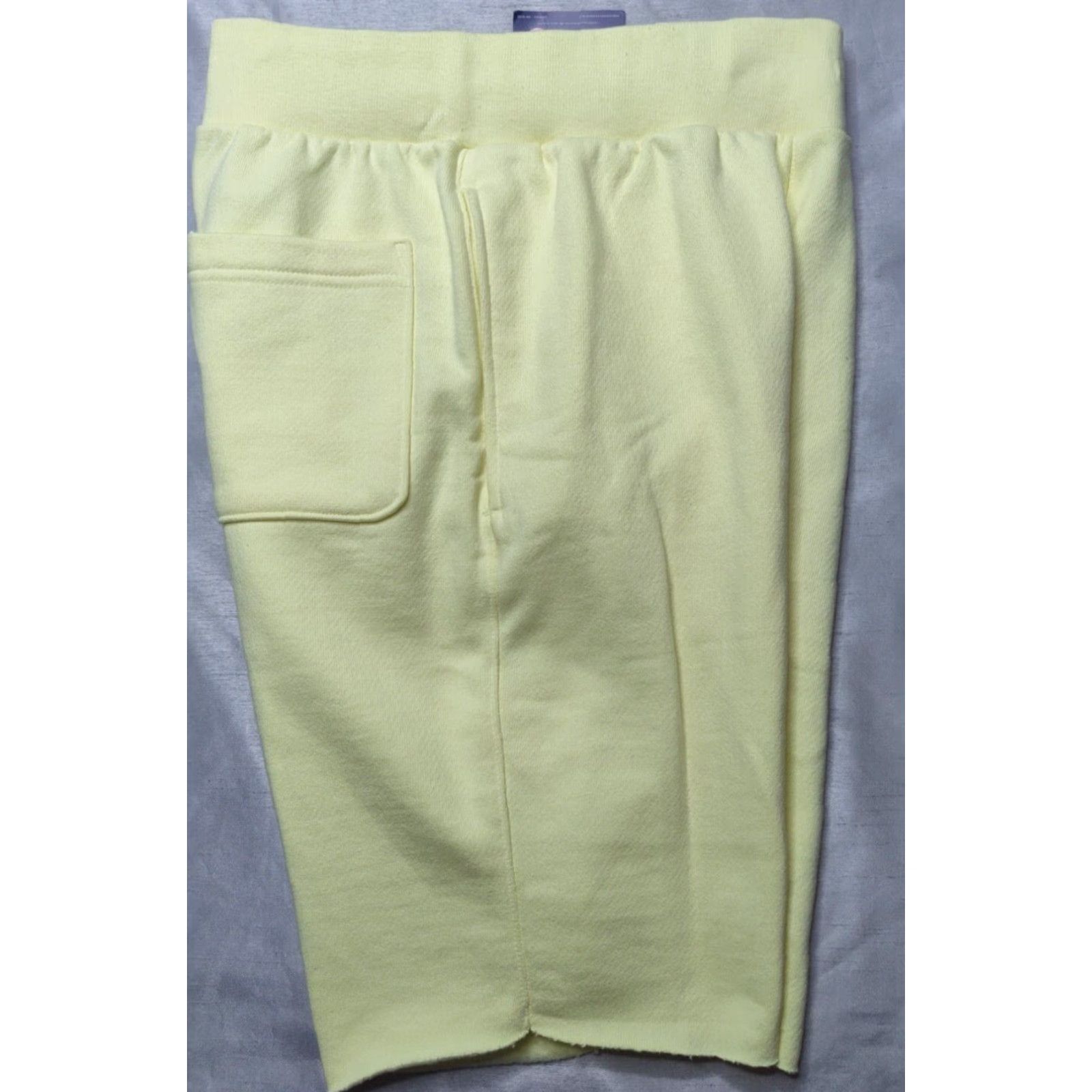 Champion CHAMPION Sweat Shorts Men S Lemon Glacier 11" Inseam Reverse Weave Drawstring Pockets NEW Size US 29 - 3 Thumbnail