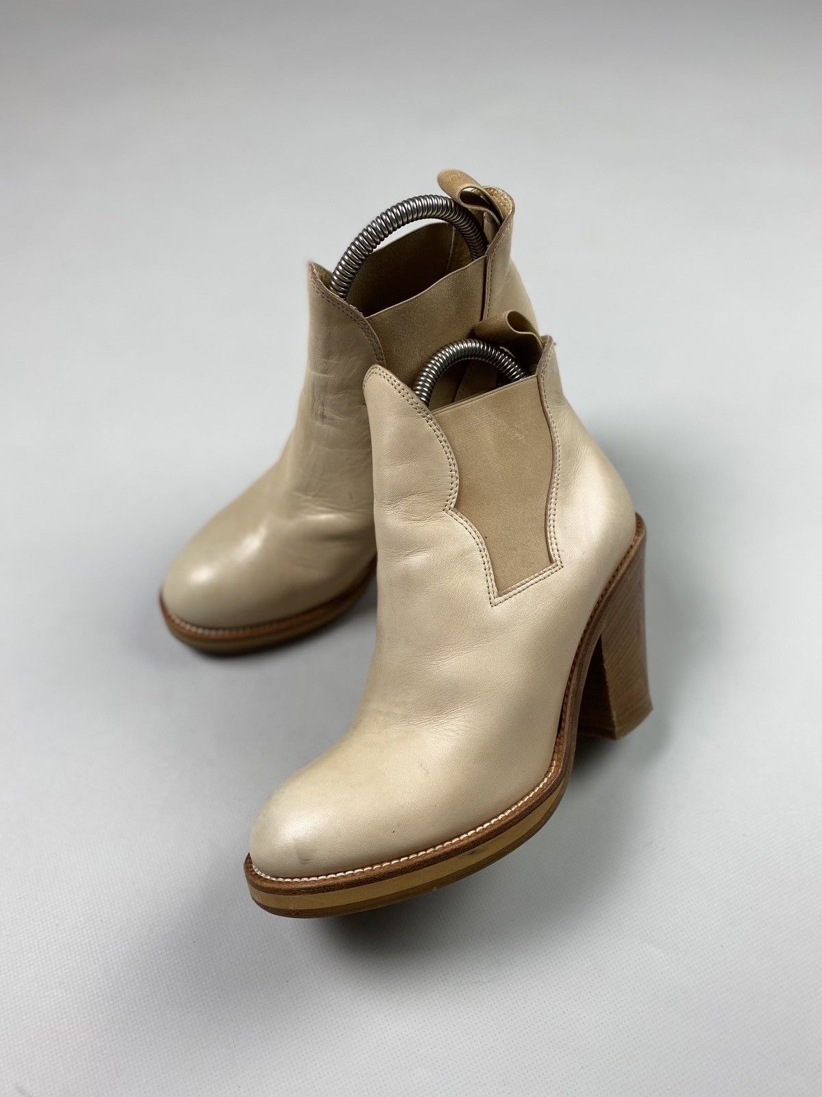 Acne Studios Acne Ladies Leather Heeled Boots Shoes Size 37 Size US 7 / IT 37 - 13 Thumbnail