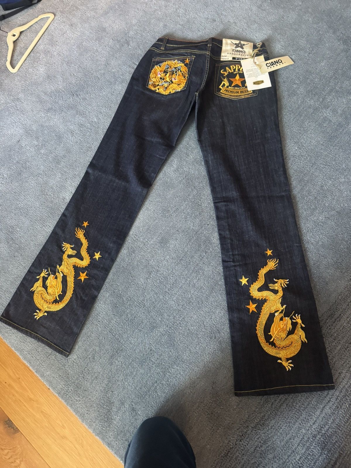 Ciano Farmer Ciano Farmer x Sapporo Raw Selvedge Denim Jeans NWT 2007 Size US 30 / EU 46 - 6 Thumbnail