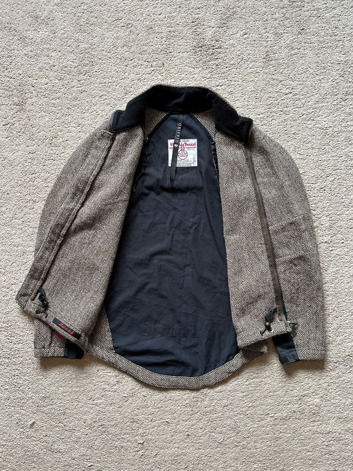 Harris Tweed 2000s Griffin Studio x Harris Tweet Racing Jacket Size US S / EU 44-46 / 1 - 6 Thumbnail