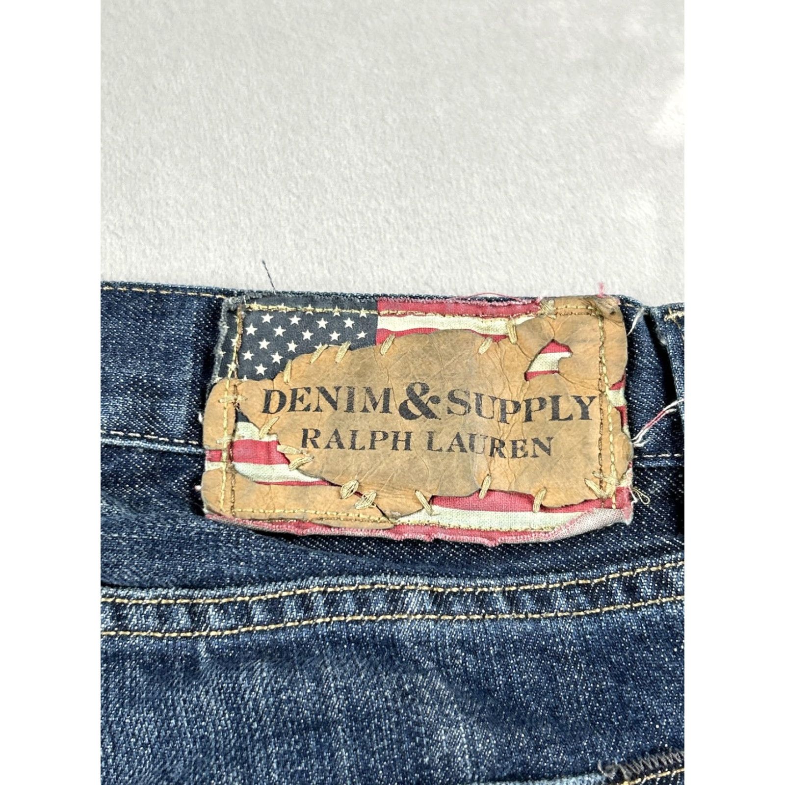 Ralph Lauren Ralph Lauren Denim & Supply Jeans Mens 38x33 Straight Dark Wash Vintage Denim & Supply Jeans Mens 38x33 Size US 38 / EU 54 - 7 Thumbnail