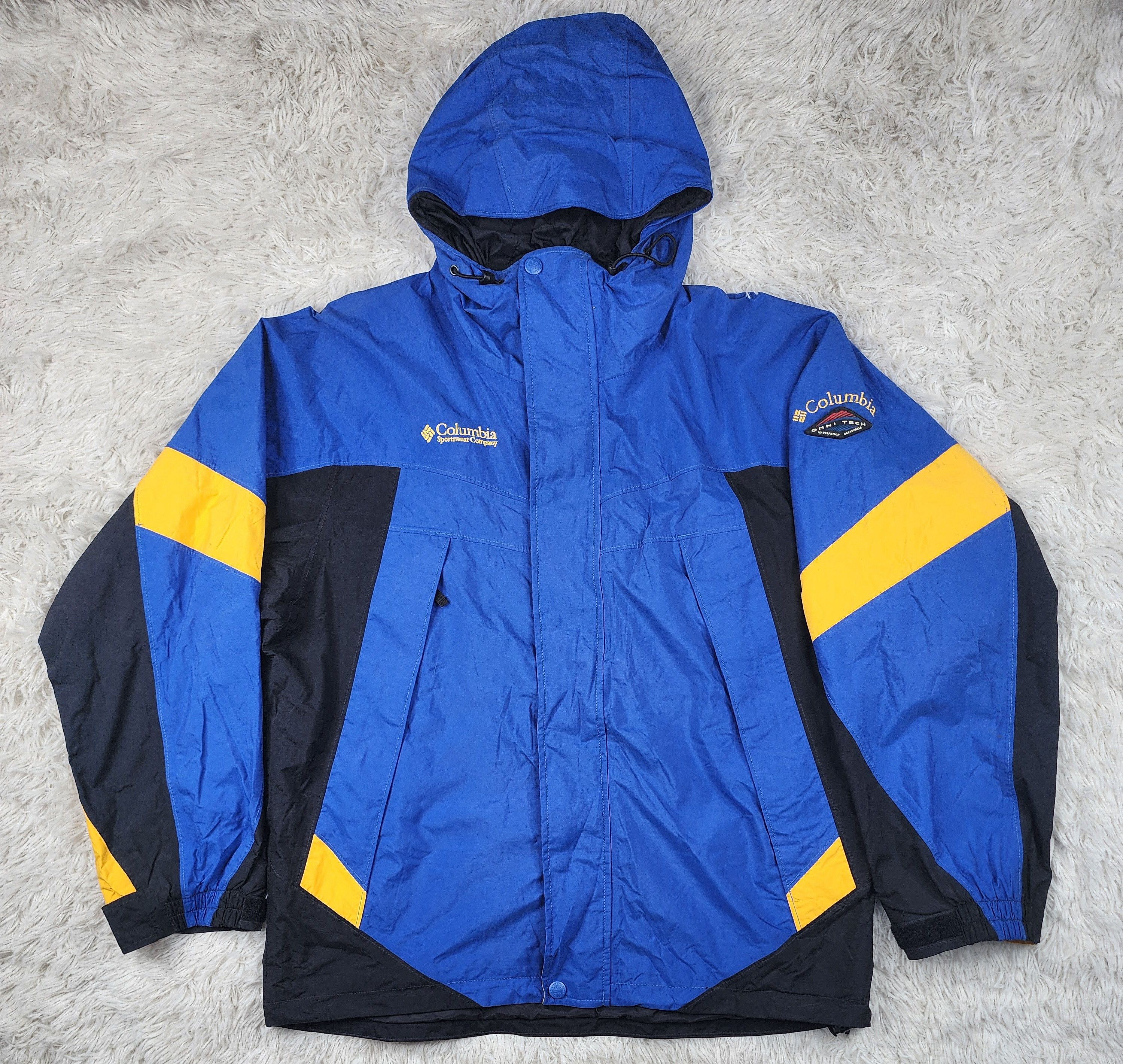 Columbia Vintage Columbia sportwear OMNI TECH windbreaker jacket Size US M / EU 48-50 / 2 - 1 Thumbnail