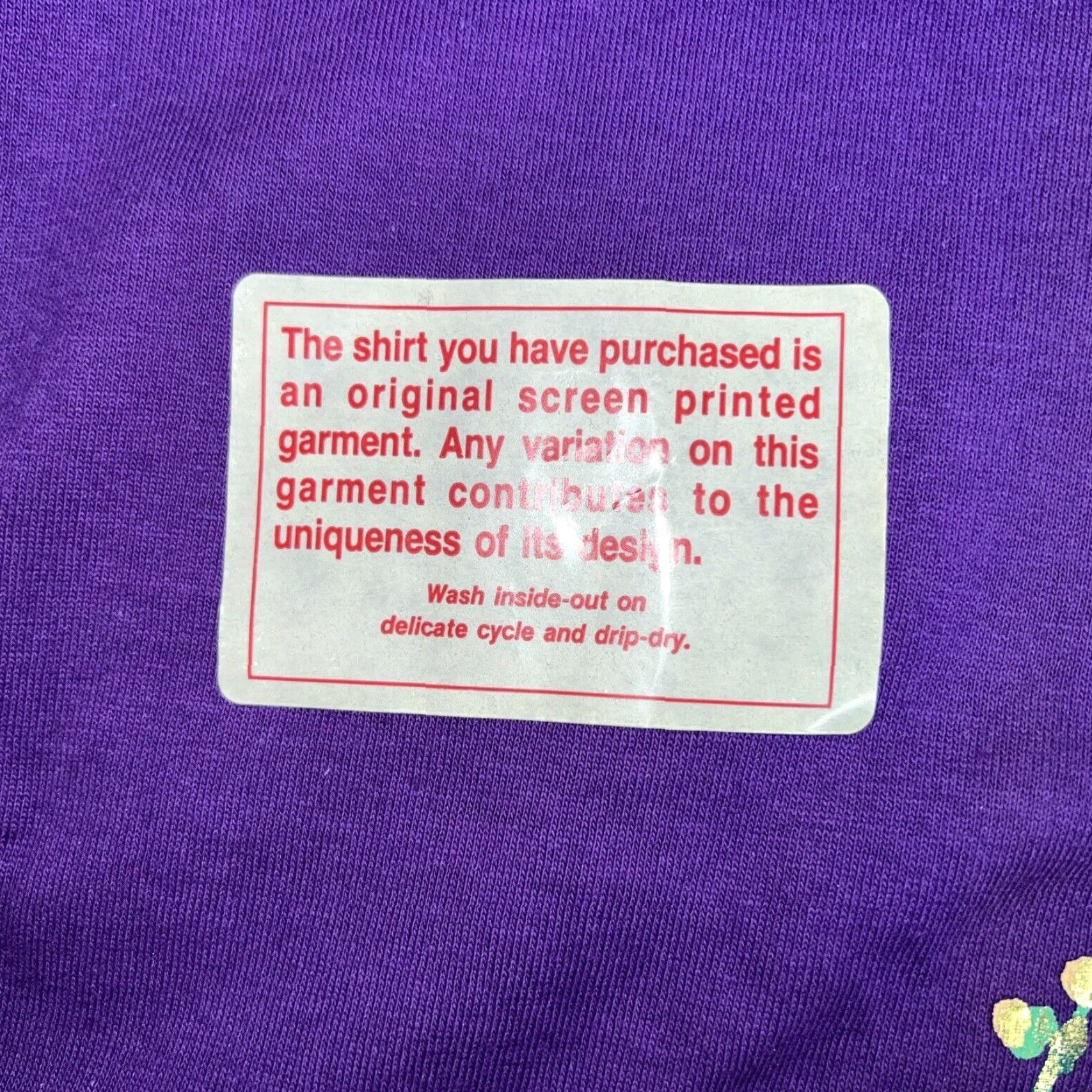 Vintage VINTAGE PSI Stitch Purple Flower Single Stitch T-Shirt Womens XL Size XL / US 12-14 / IT 48-50 - 6 Thumbnail