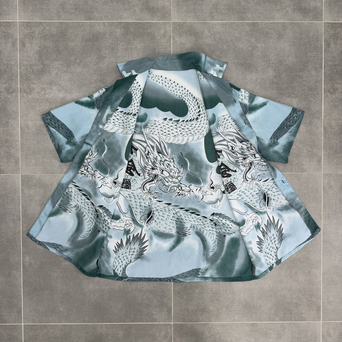Japanese Brand × Vintage Dragon Japanese Style Aloha Hawaiian Button Shirt Size XL Size US XL / EU 56 / 4 - 8 Thumbnail