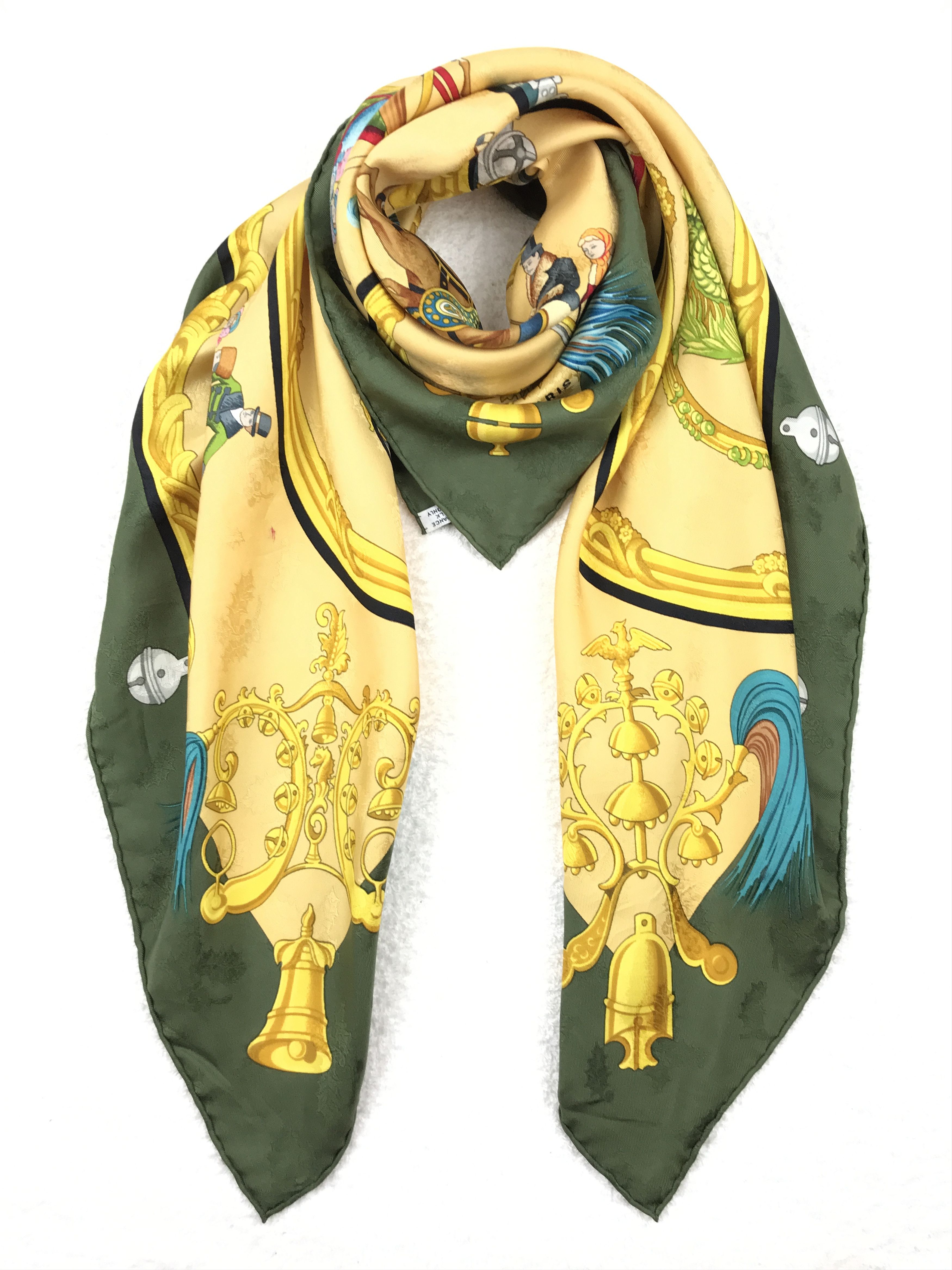 Hermes Vintage Hermes Silk Scarf Size ONE SIZE - 8 Thumbnail