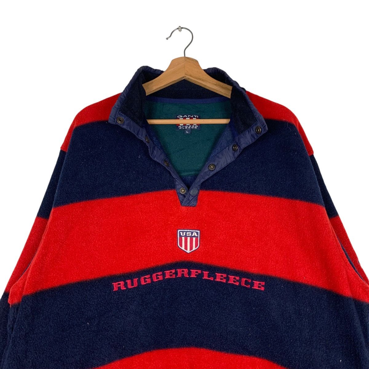 Gant Rugger GANT RUGGER FLEECE Embroidery Logo Half Button #1327-C60 Size US L / EU 52-54 / 3 - 10 Thumbnail