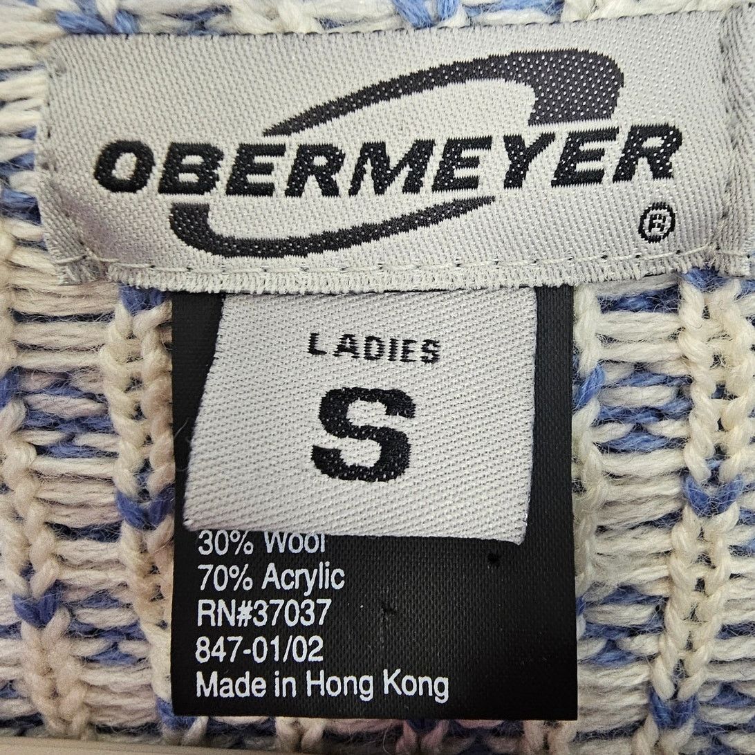 Obermeyer Obermeyer Womens Fair Isle Nordic Cropped Wool Sweater Sz S Size S / US 4 / IT 40 - 6 Thumbnail