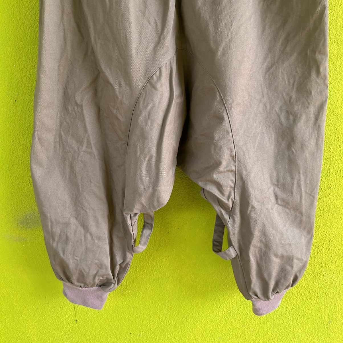 Vintage Vintage Open Mind Drop Crotch Bondage Stretchable Waist Pant Size US 31 - 9 Thumbnail