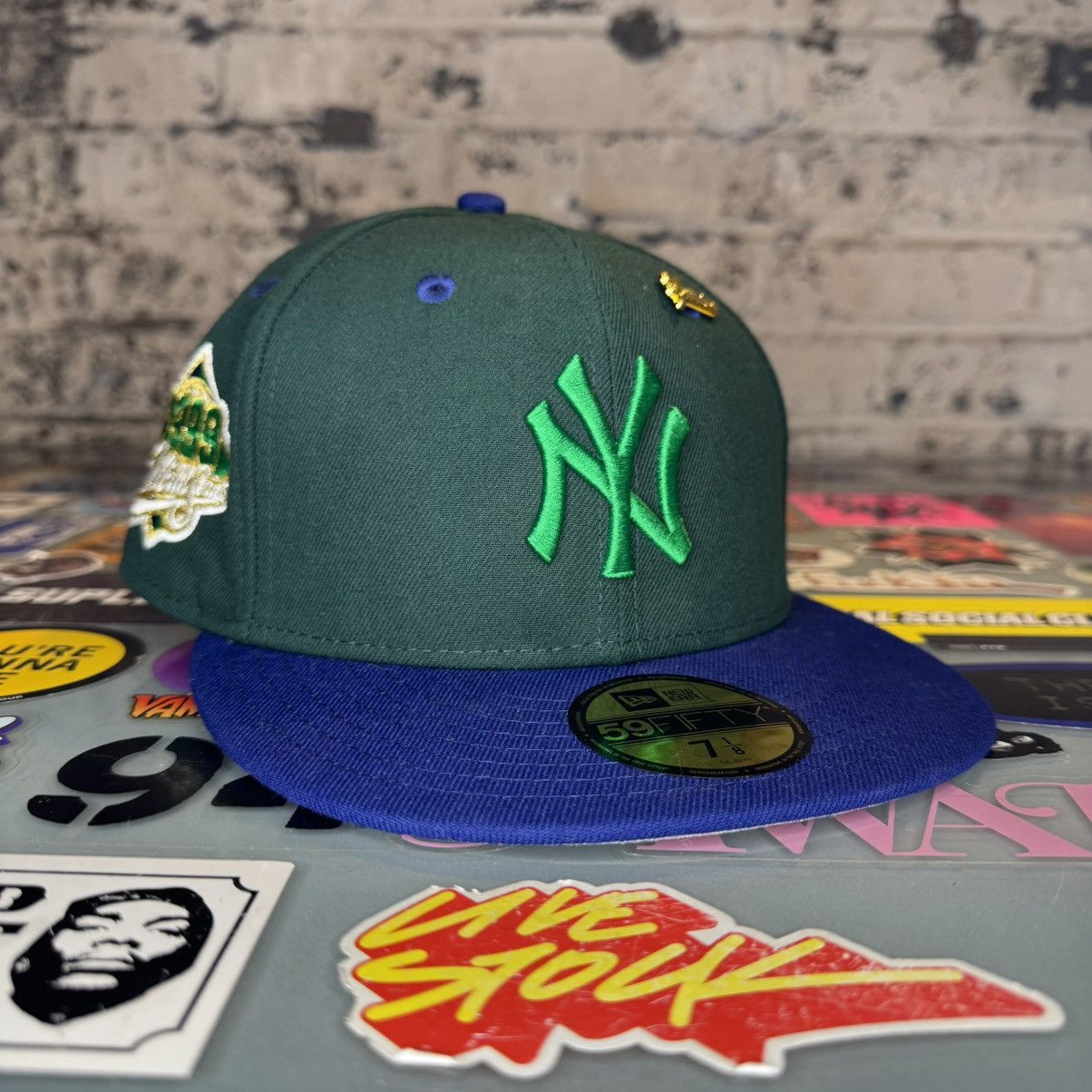 Kith × New Era Kith x New Era Yankees floral green fitted | Grailed